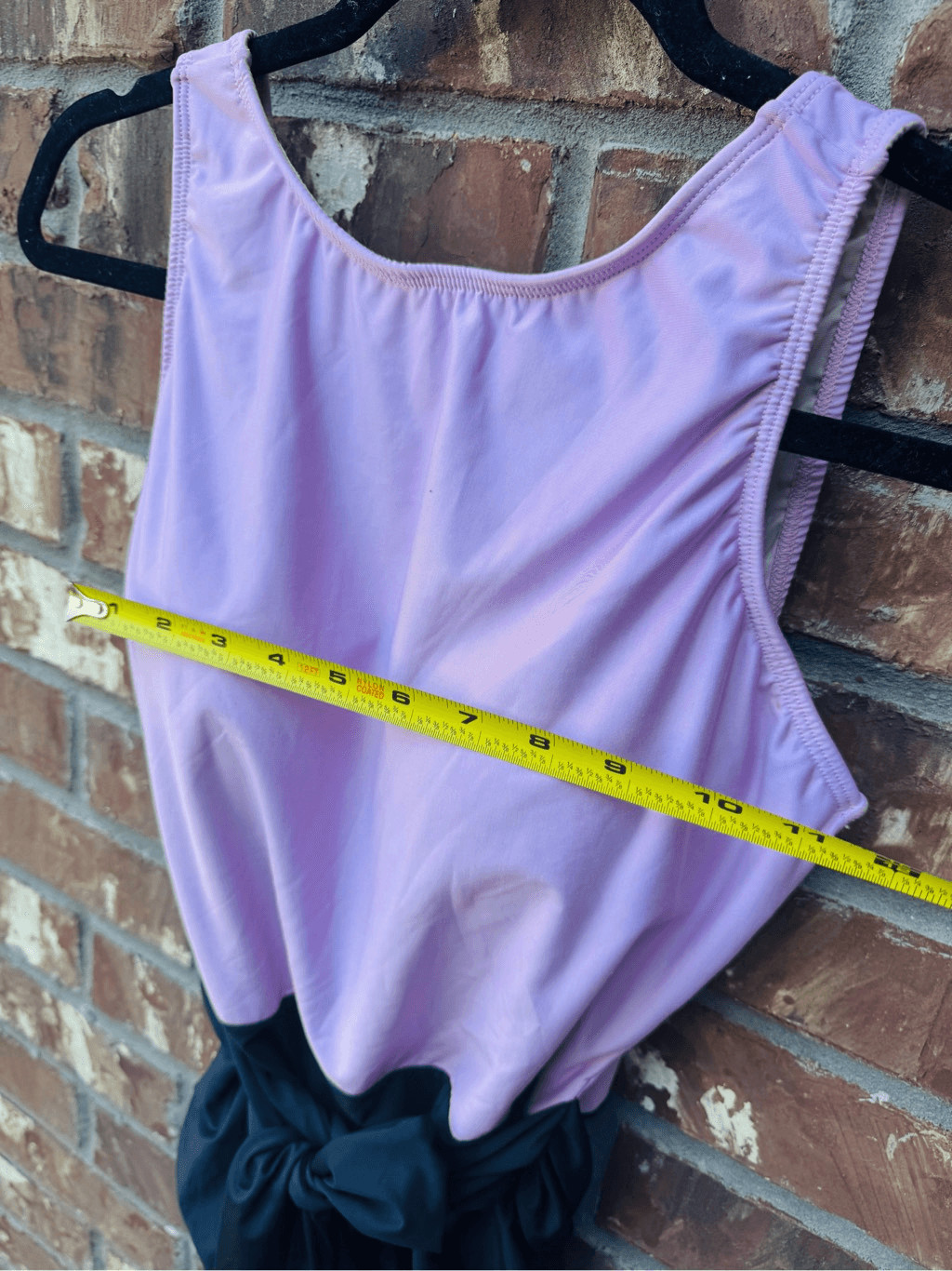 Eliza sweamwear one piece size 14 new without tag purple and black color in exce