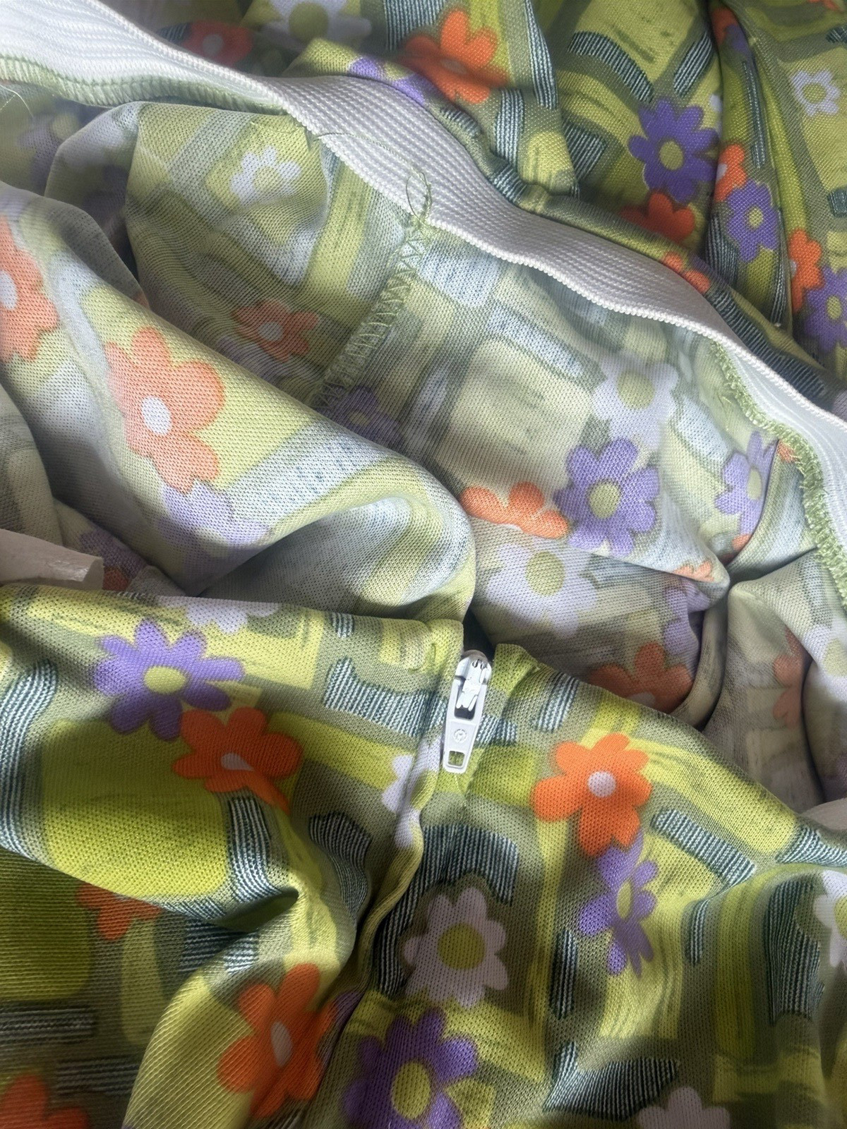 1970s Vintage Women’s Floral Print 2 Pc Outfit Hippie Retro Summer #330