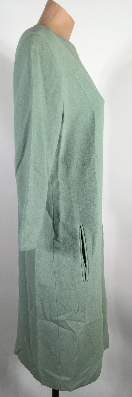 Stanley Platos Martin Ross Mint Green Cocktail Dress Business Work Long Sleeve 8
