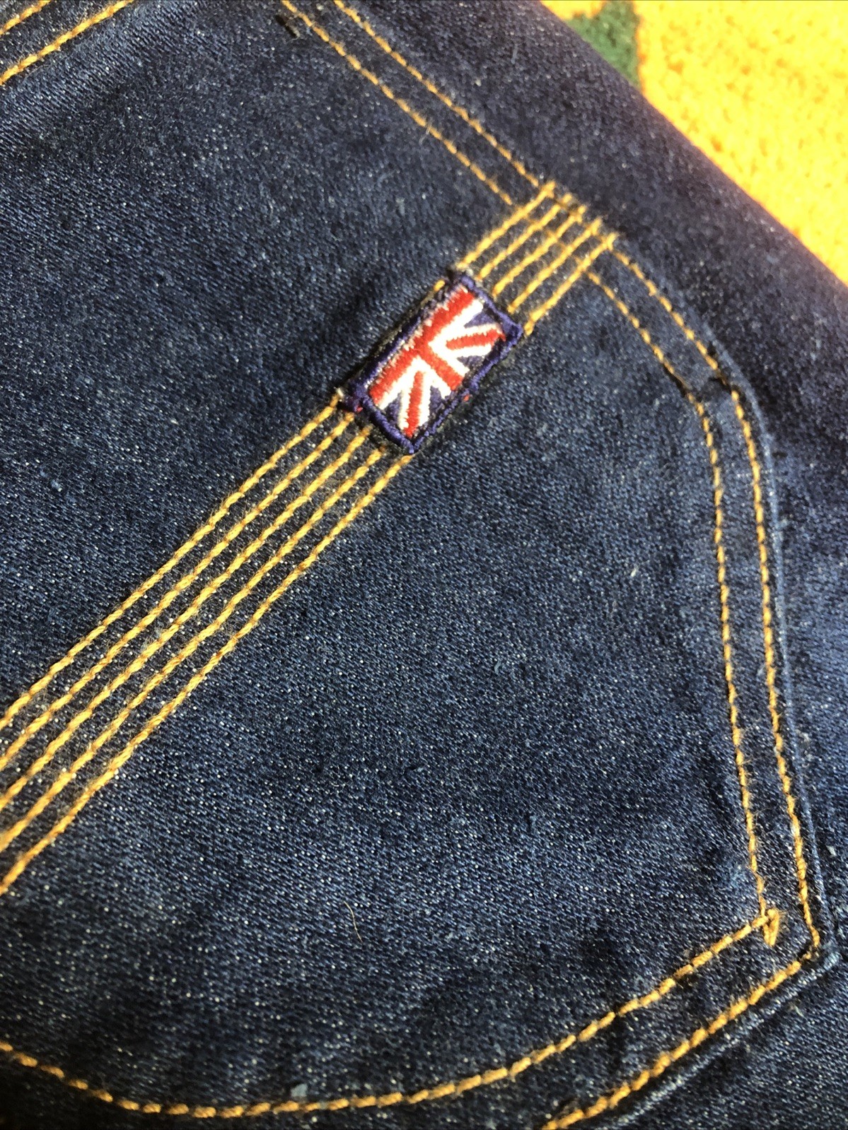 Vintage Brittania Brit Flare Size 33L NEW 31×36 Disco Size 11/12 Rare Denim