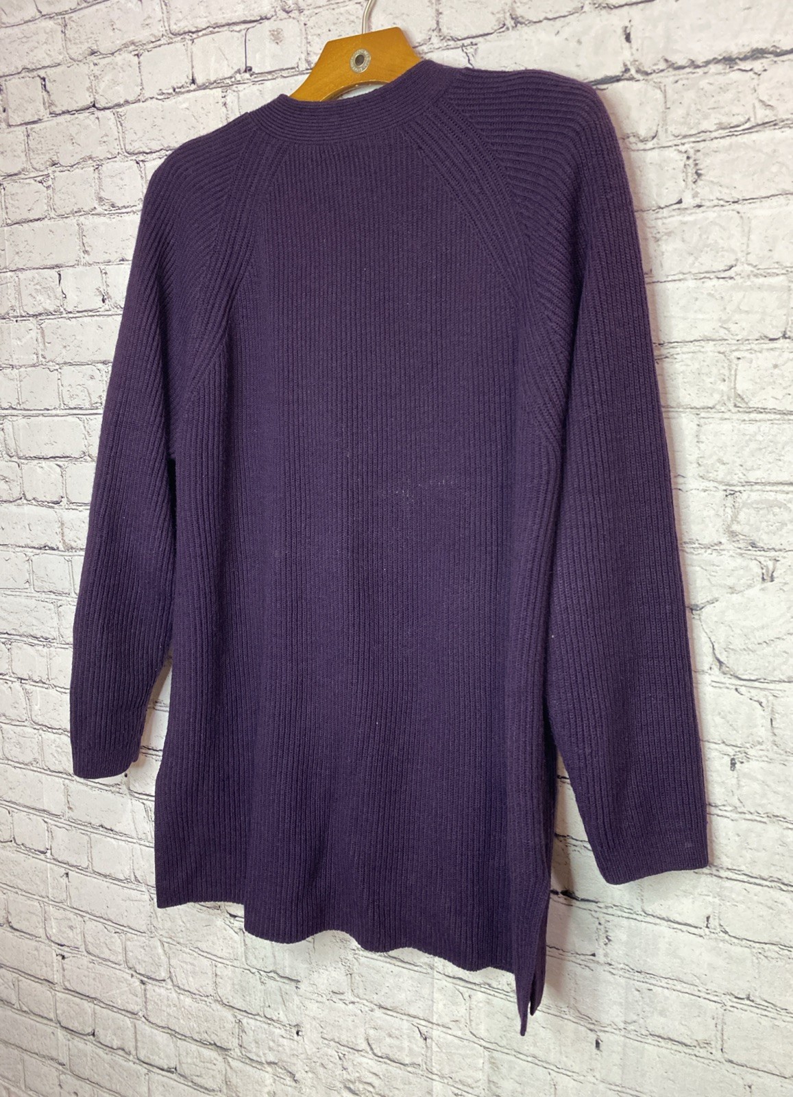 Vtg Tupperware Disney Mickey Mouse Cardigan Sweater 80’s Purple XL Tall