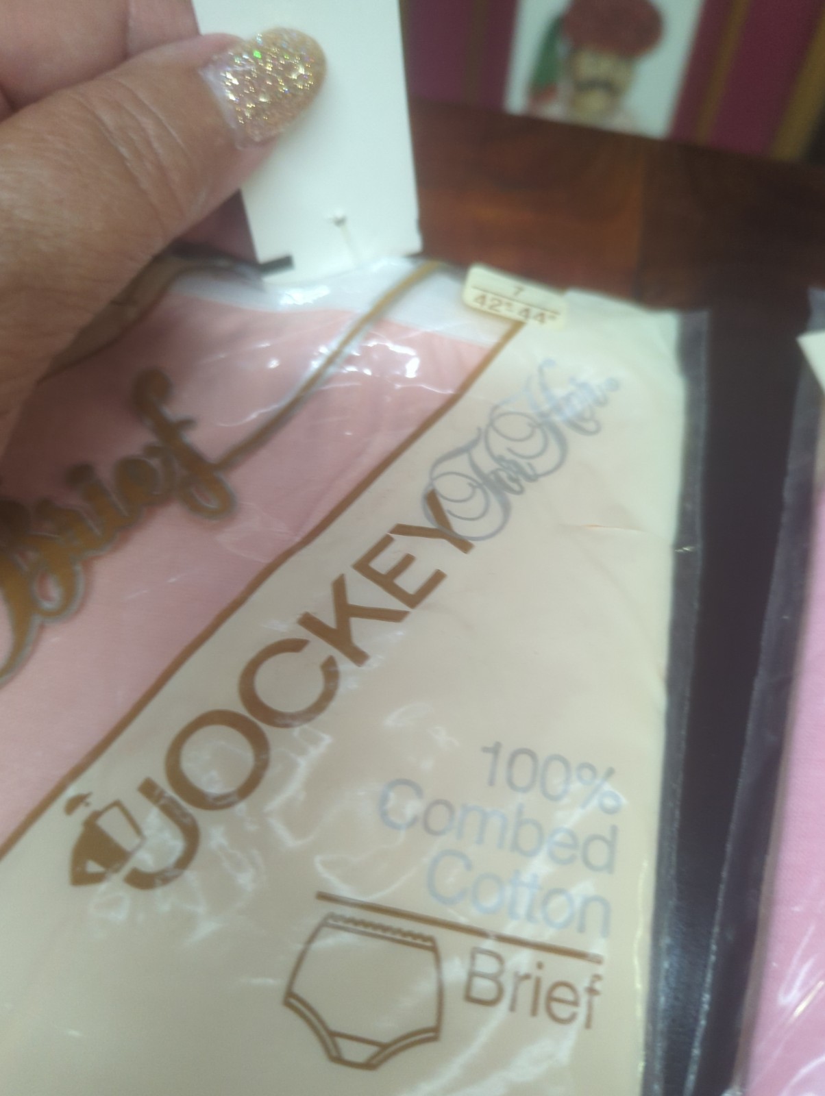 2 Nos Vintage Jockey For Her Sz 7 Panties Underwear 1984 In Pacage