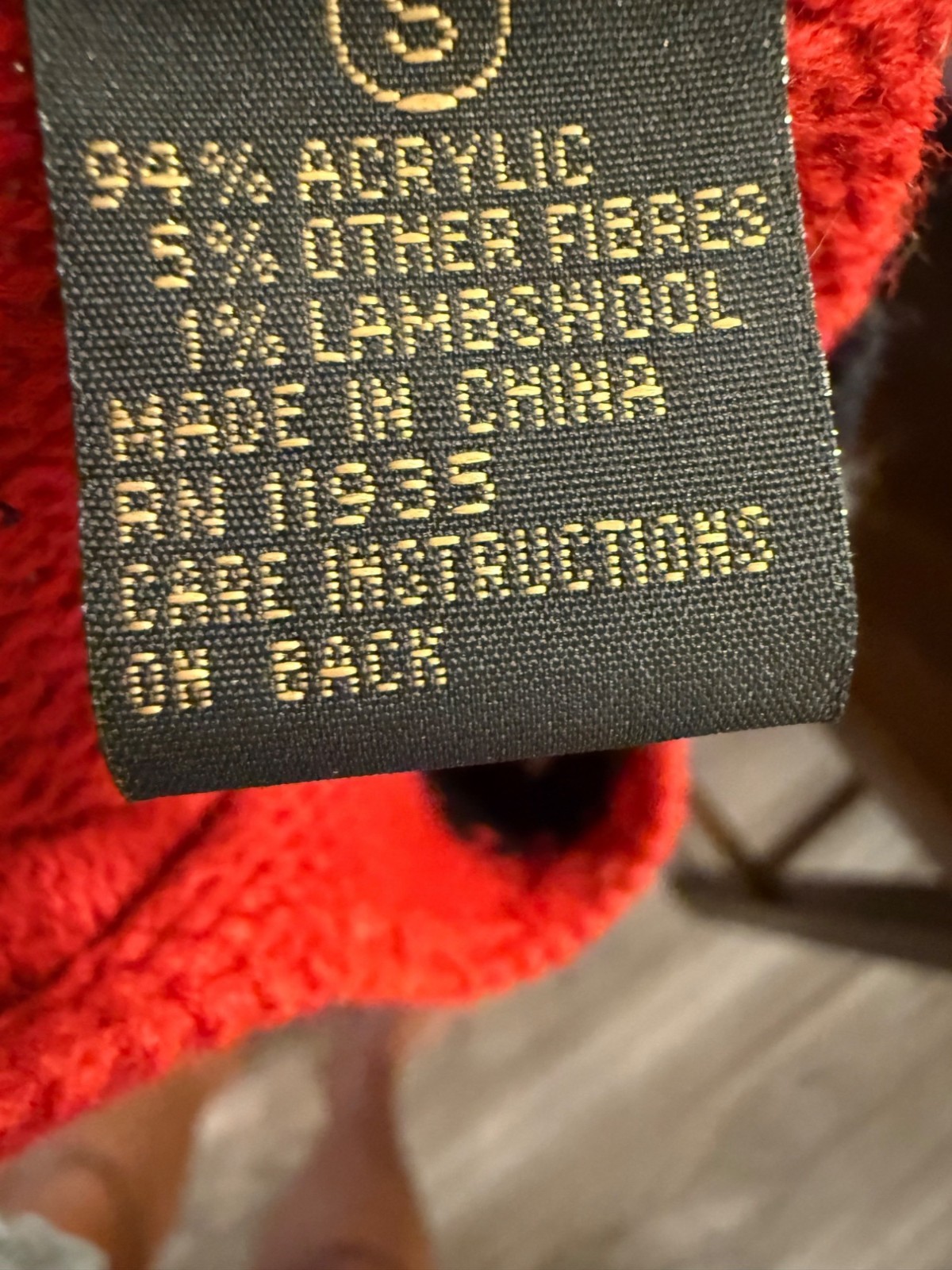 VTG Yarnworks Petite S Red White Lightning Bolt Sweater Dress Lambswool read y2k