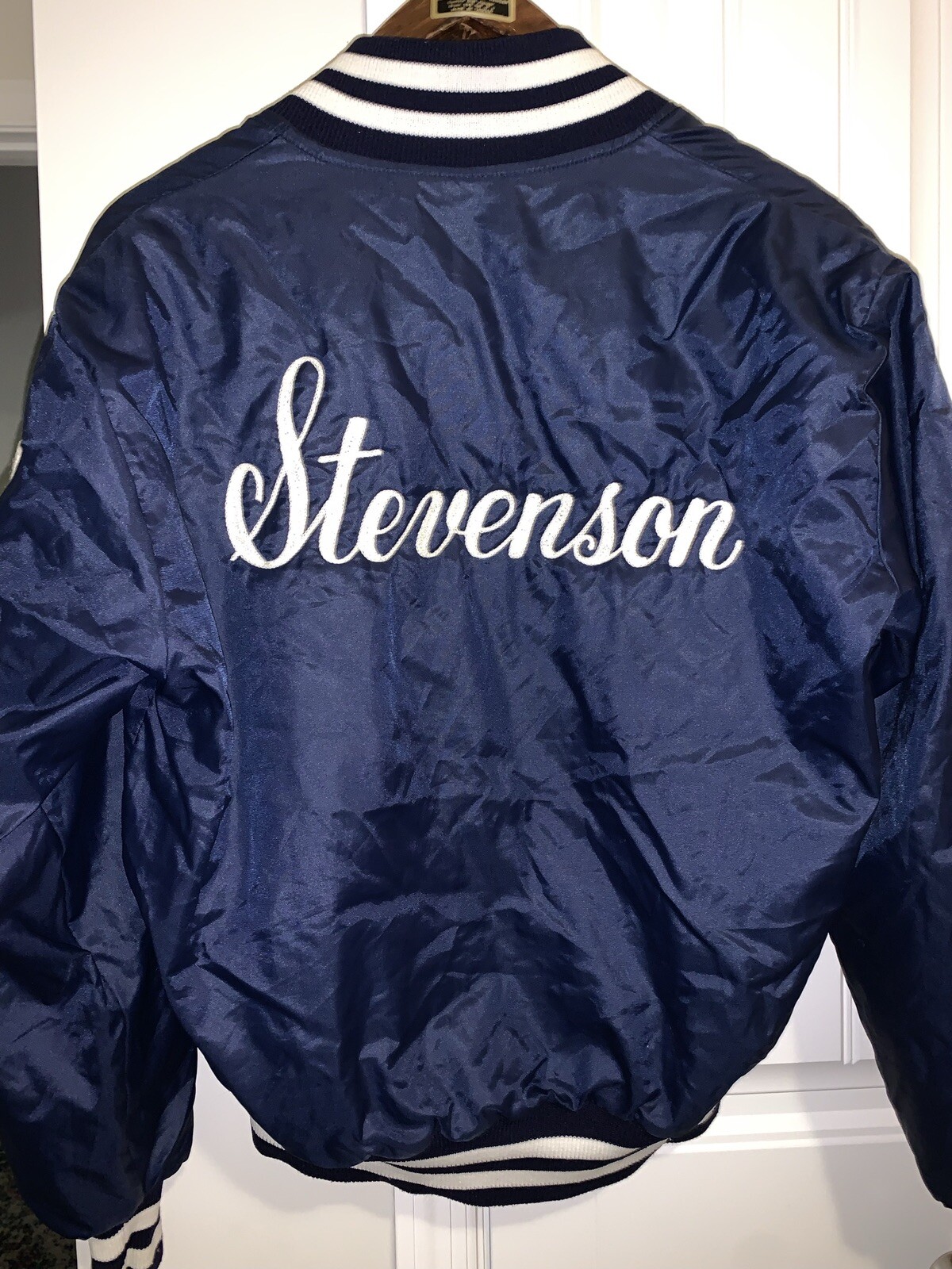 Vintage Stevenson High School Women’s Letterman Jacket 1987 Michigan Medium Beth