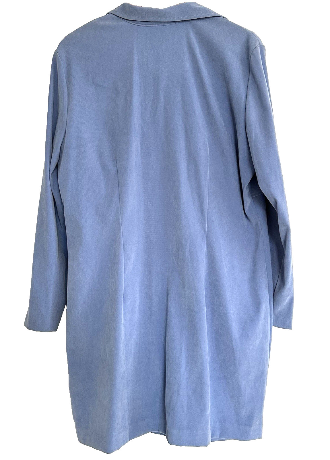 Womens’s shift dress matching coat size 18 NOS blue classic career READ