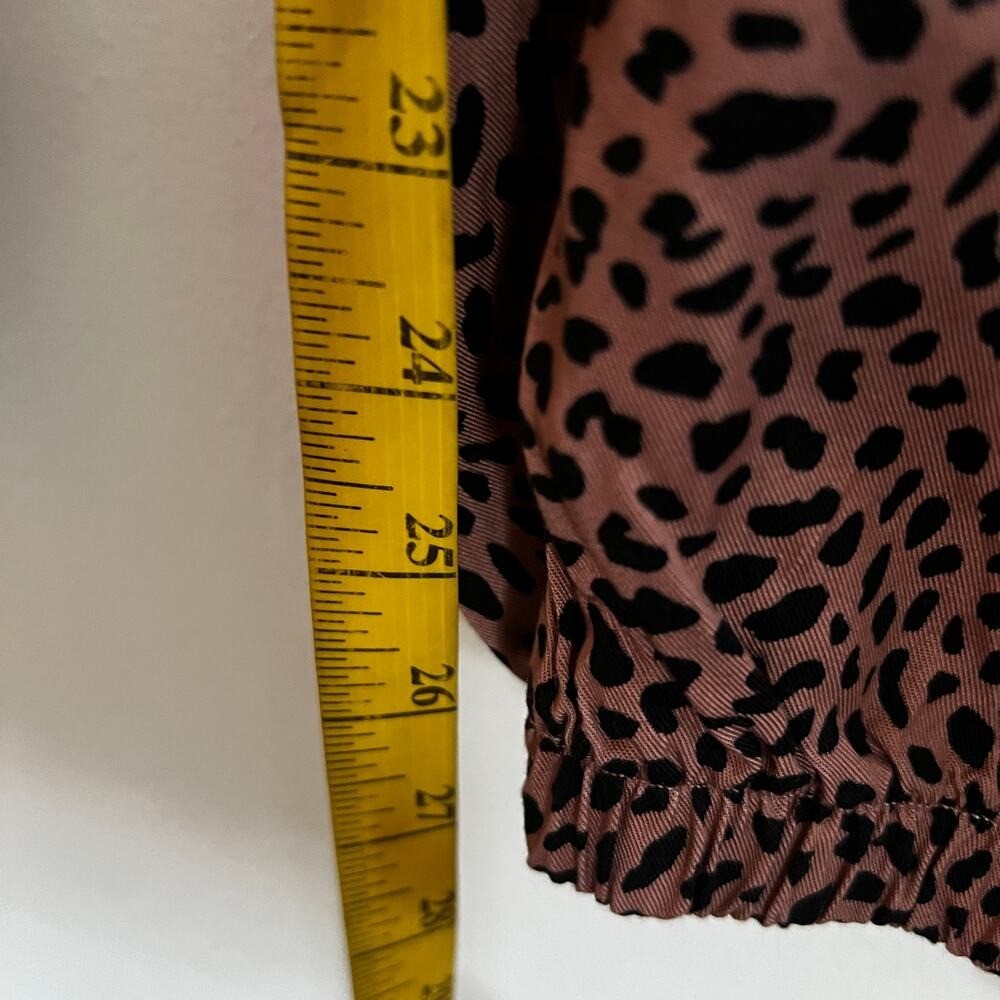 Victoria’s Secret PINK Joggers Women’s Large Leopard Print Lounge Y2K Coquette
