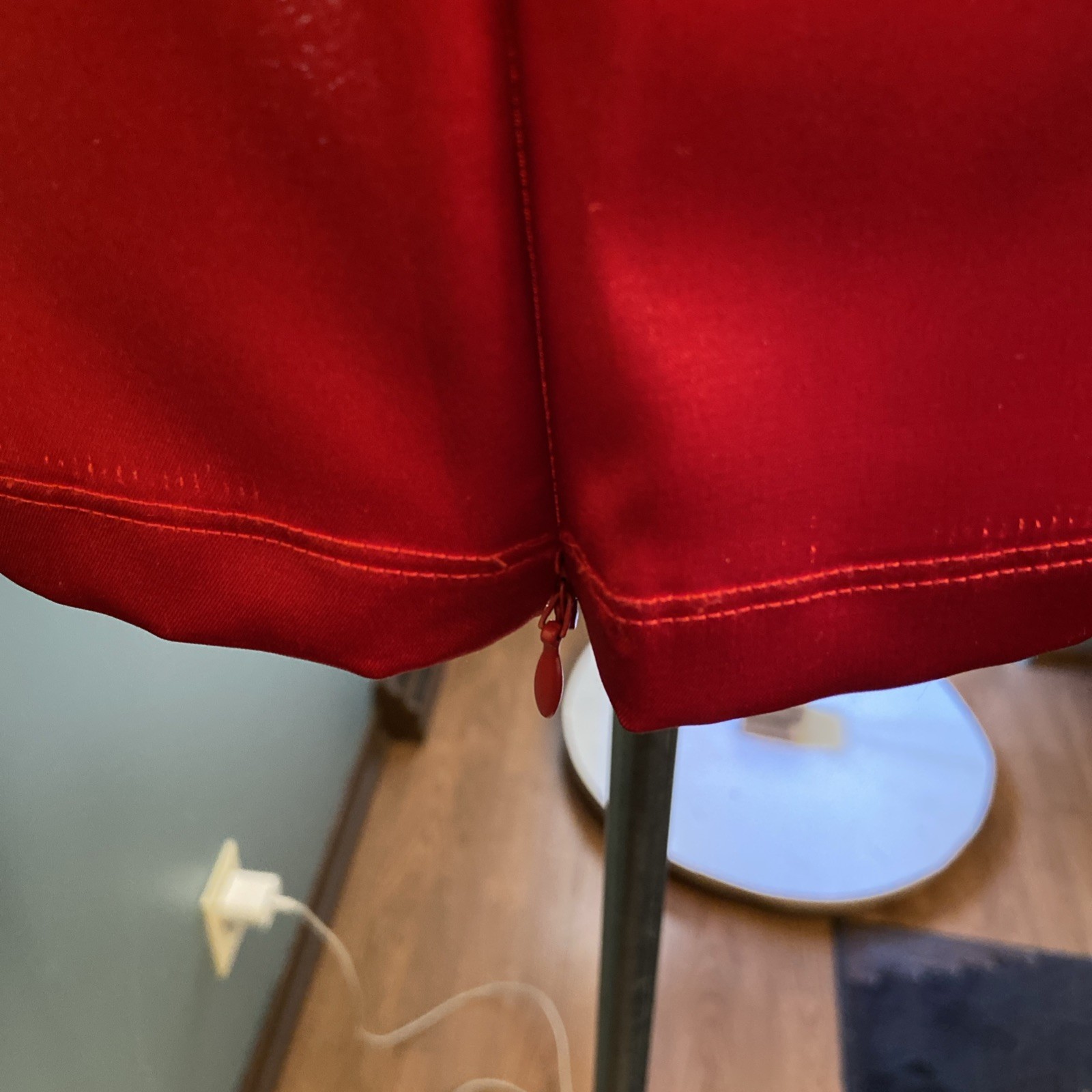 JR Nites By Caliendo Vintage 90s Holiday Red Satin Blazer Jacket With Bow Sz 12