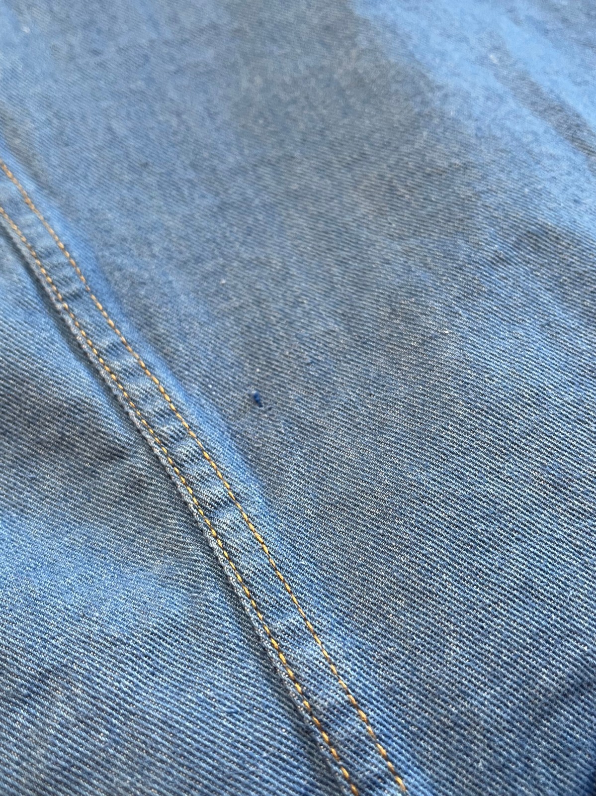 Vintage 1970s Brittania Denim Vest L Cotton Button-Front Retro Streetwear Hippy