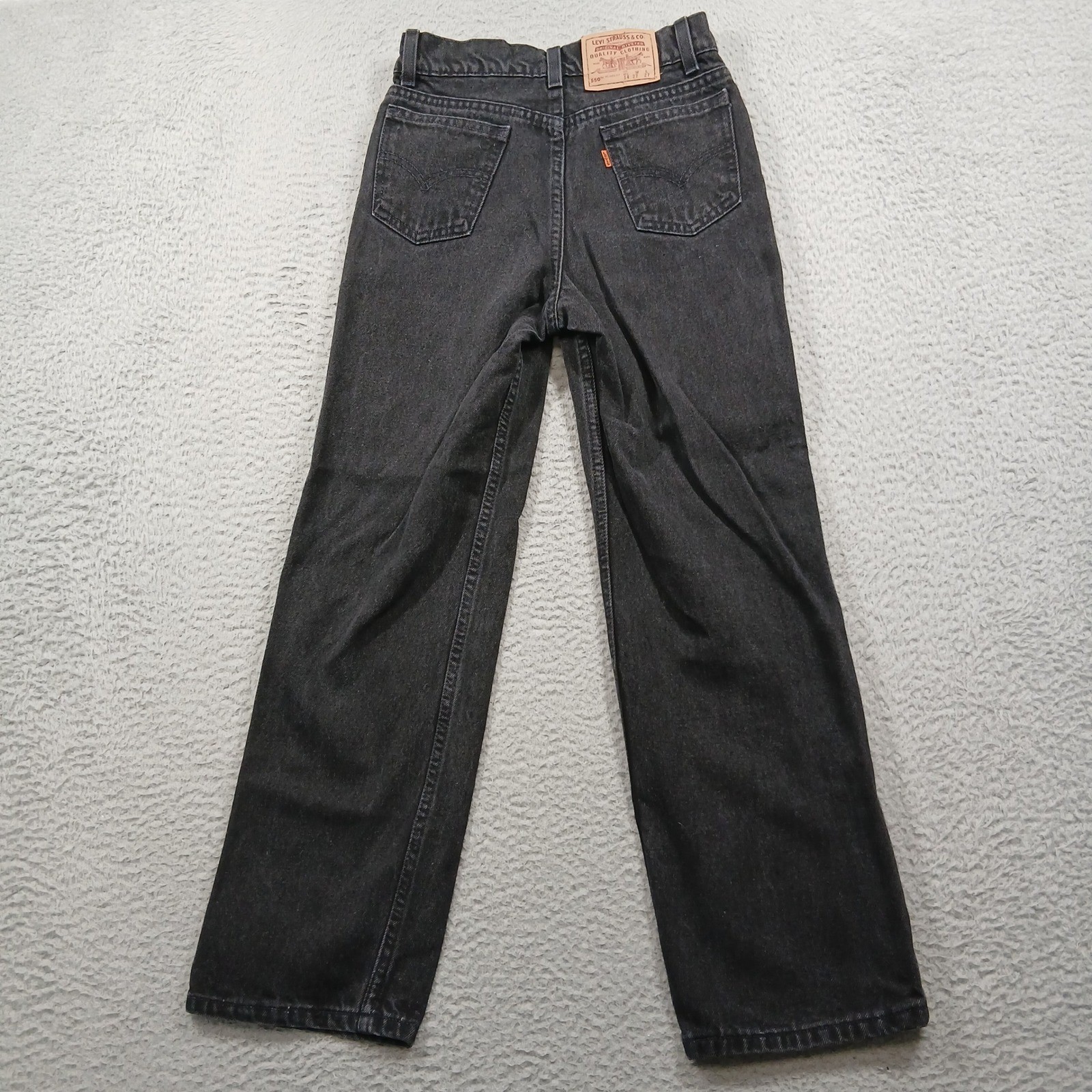 Vintage Levi’s 550 Orange Tab Made in USA Black Jeans Women’s 14 27×27 EUC