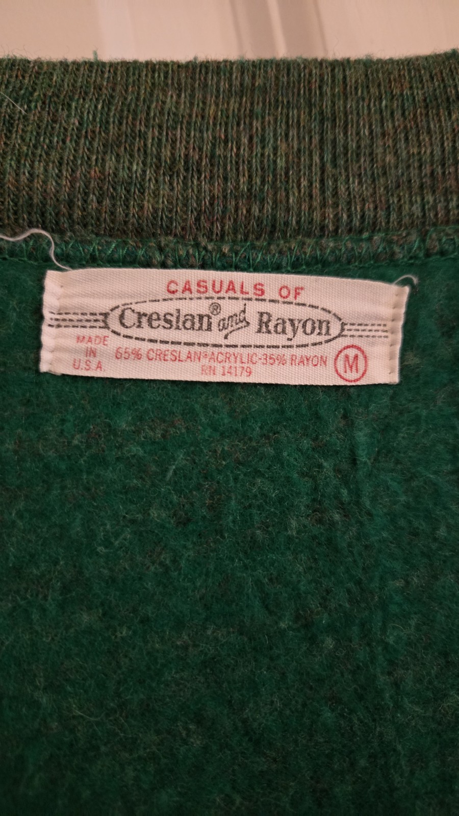 60s Vintage Casuals Of Creslan & Rayon Women’s Sweater
