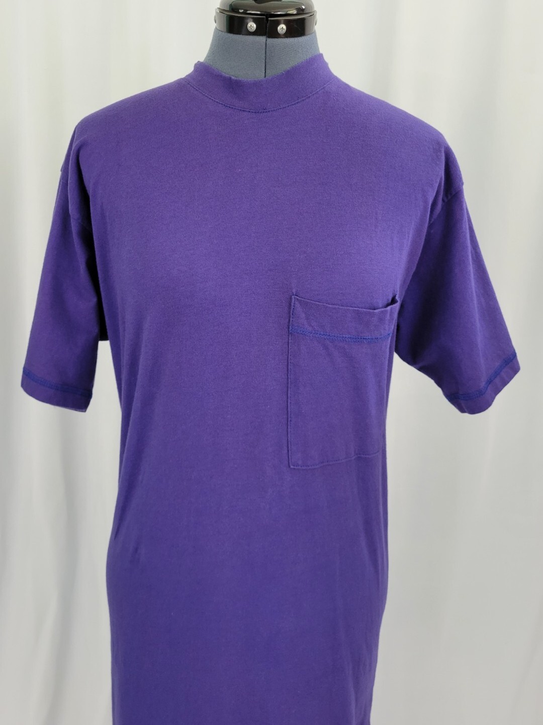 Vintage Purple Tee Shirt Dress with Button Up Back by Limited Express Size Small