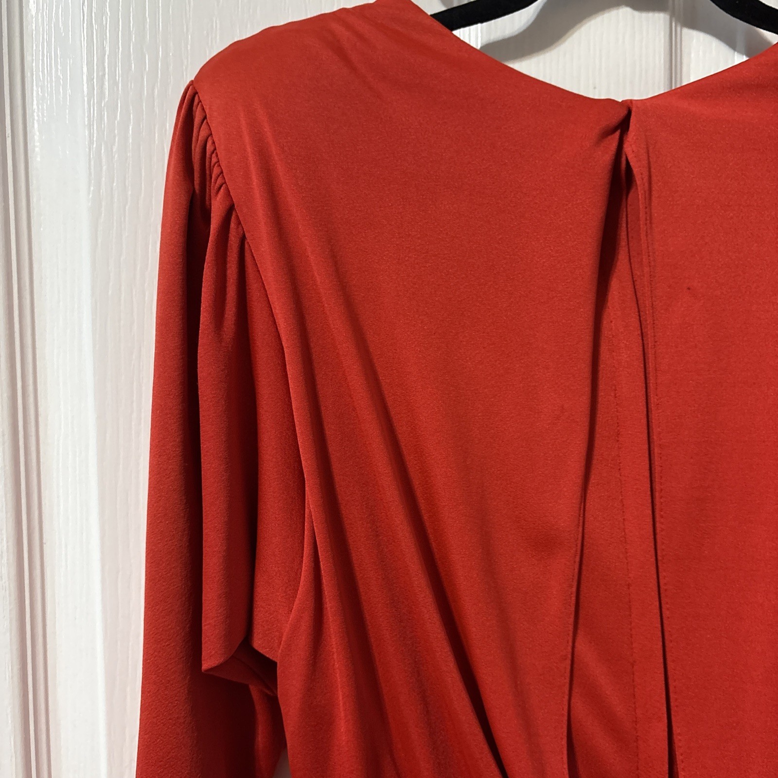 Rare Vintage Claralura Original Circa 1980’s Red Dress Size 12 Small Flaw