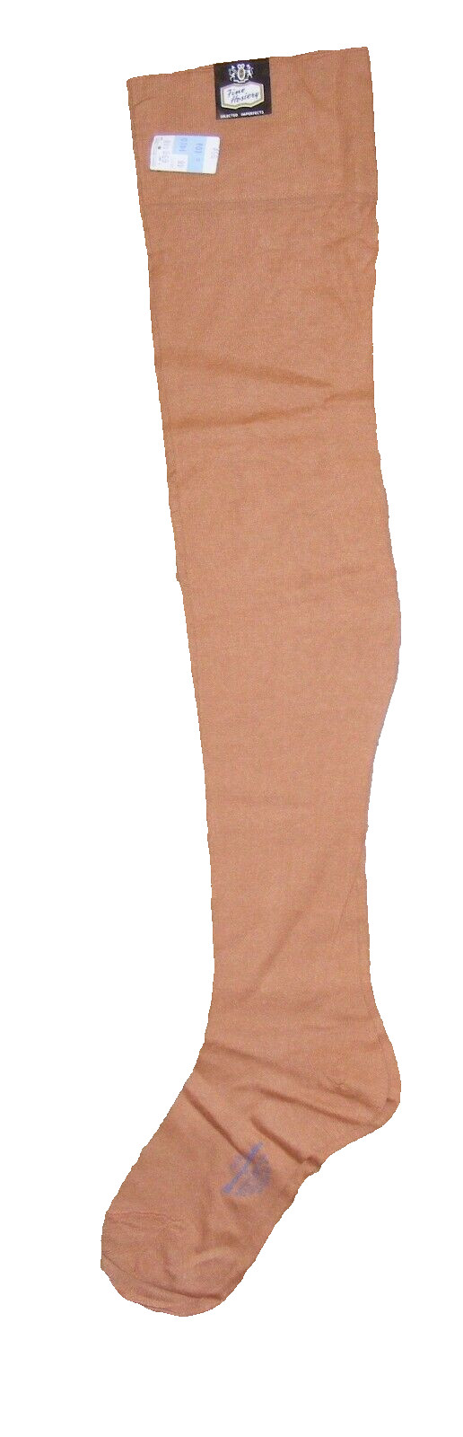 50s STOCKINGS HOSIERY 100% MERCERIZED COTTON REINFORCED HEEL TOE DEADSTOCK W/TAG