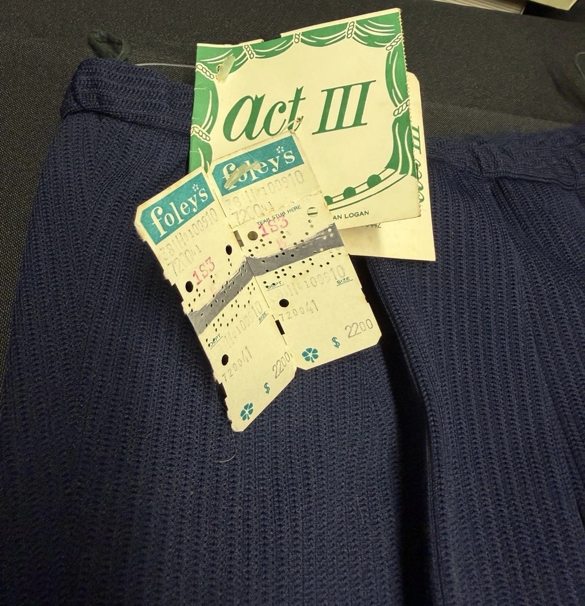 VTG 60s70s Act III Jonathan Logan 4 Pc Pant Set-Cardigan Vest Trousers Shirt NWT