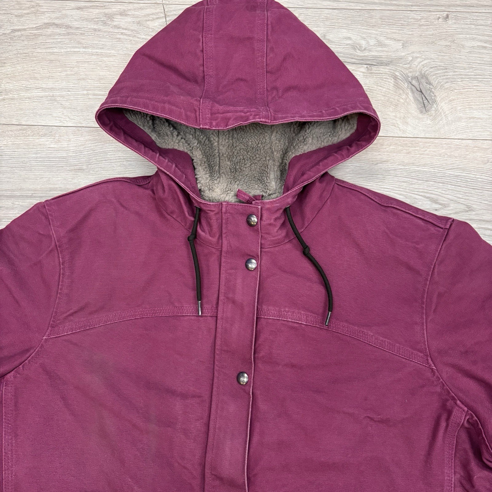 Pink/Purp VTG Y2K Carhartt Women’s Berkeley Hooded Sherpa Jacket, Size XXL (20)