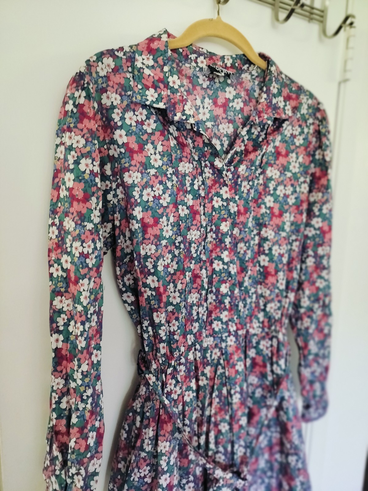 Liberty of London Vintage 70s 100% Cotton Calico Floral Dress Made in England
