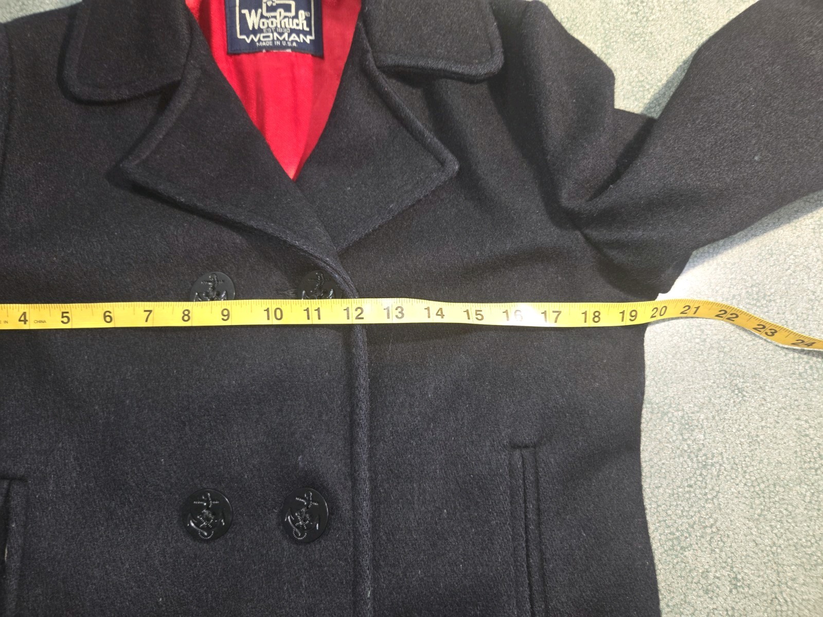 Woolrich Vintage Womens Peacoat Size?