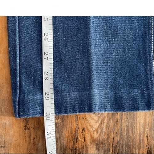 T2 Vintage Gloria Vanderbilt 1970s High Waisted Straight Leg Jeans Indigo 30