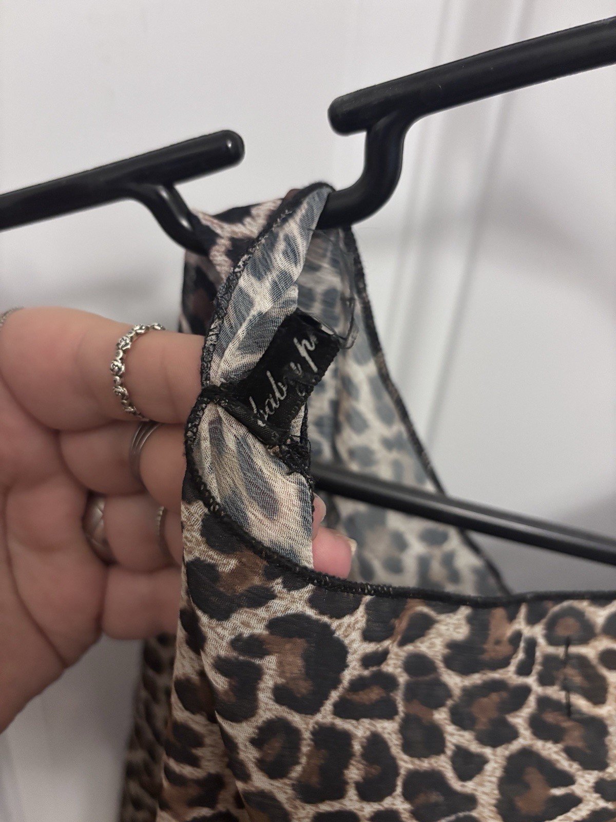 Vintage Original Baby Phat Sheer Leopard Poncho Top – Y2K Made in USA Rare