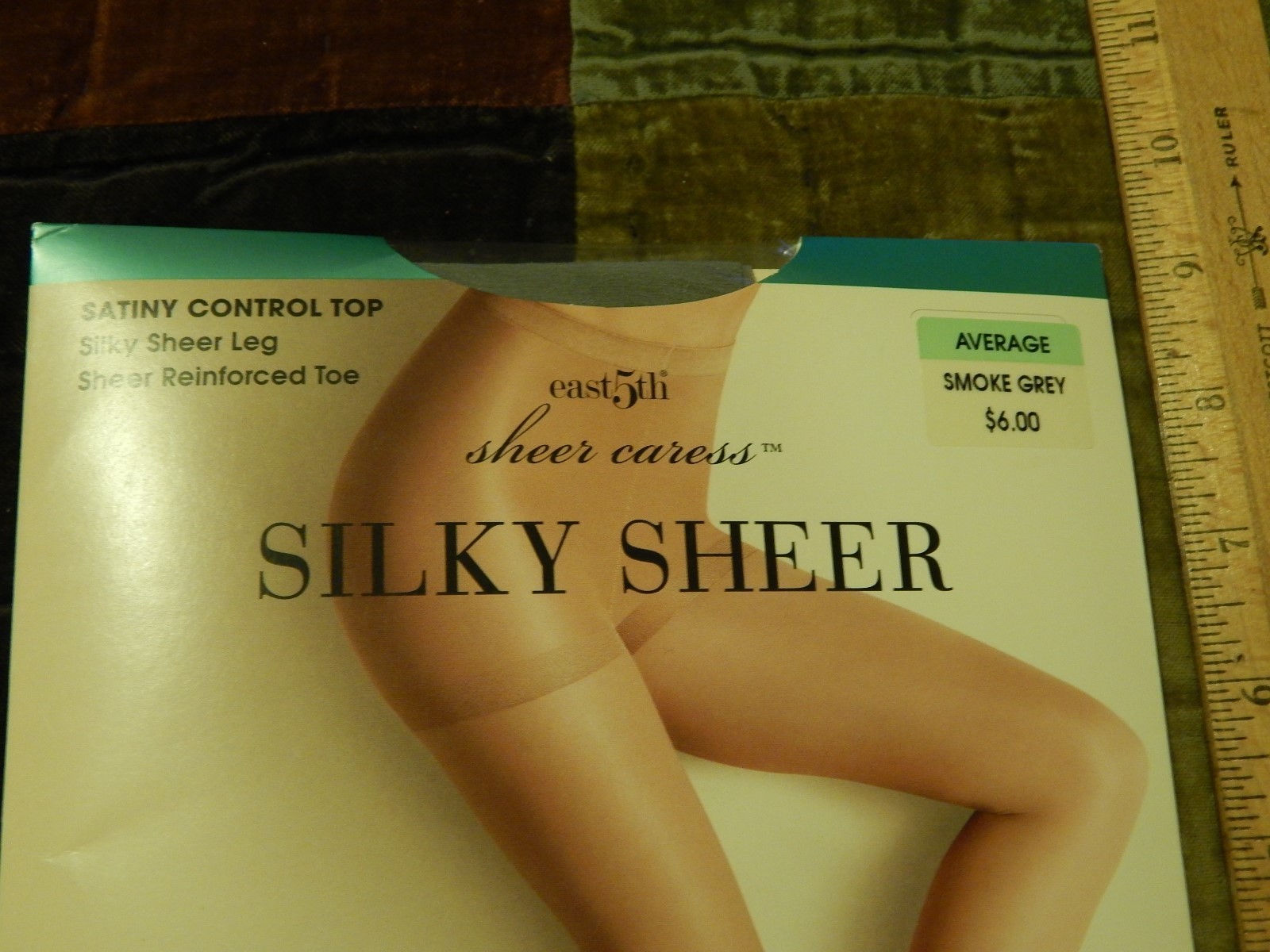 JCPenney ~east 5th~ Silky Sheer (Average Smoke Grey) Satiny Control Top Vtg Ltd