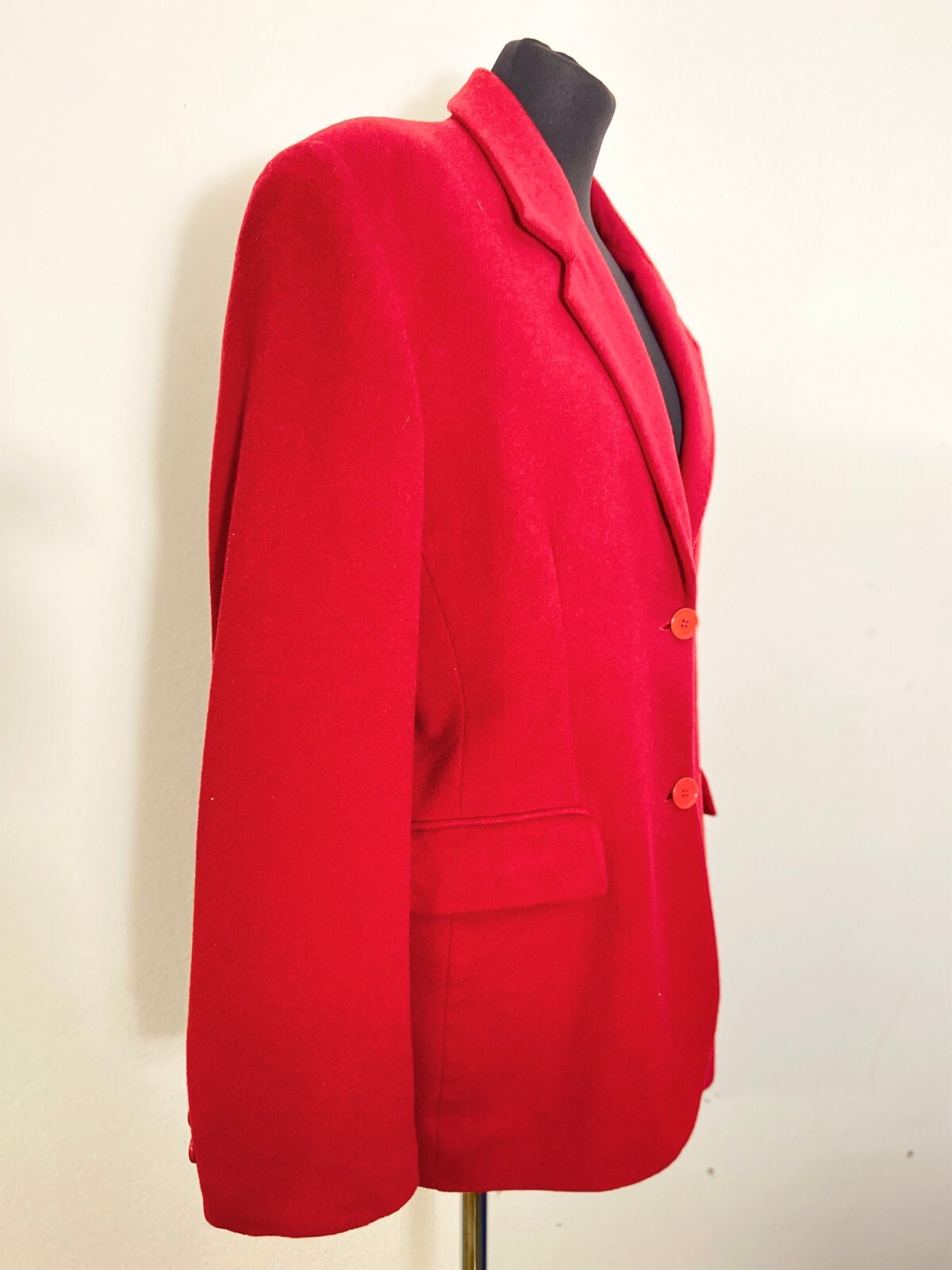 90s red blazer | Elevate Your Look with this Stunning Red Wool Blazer for Women