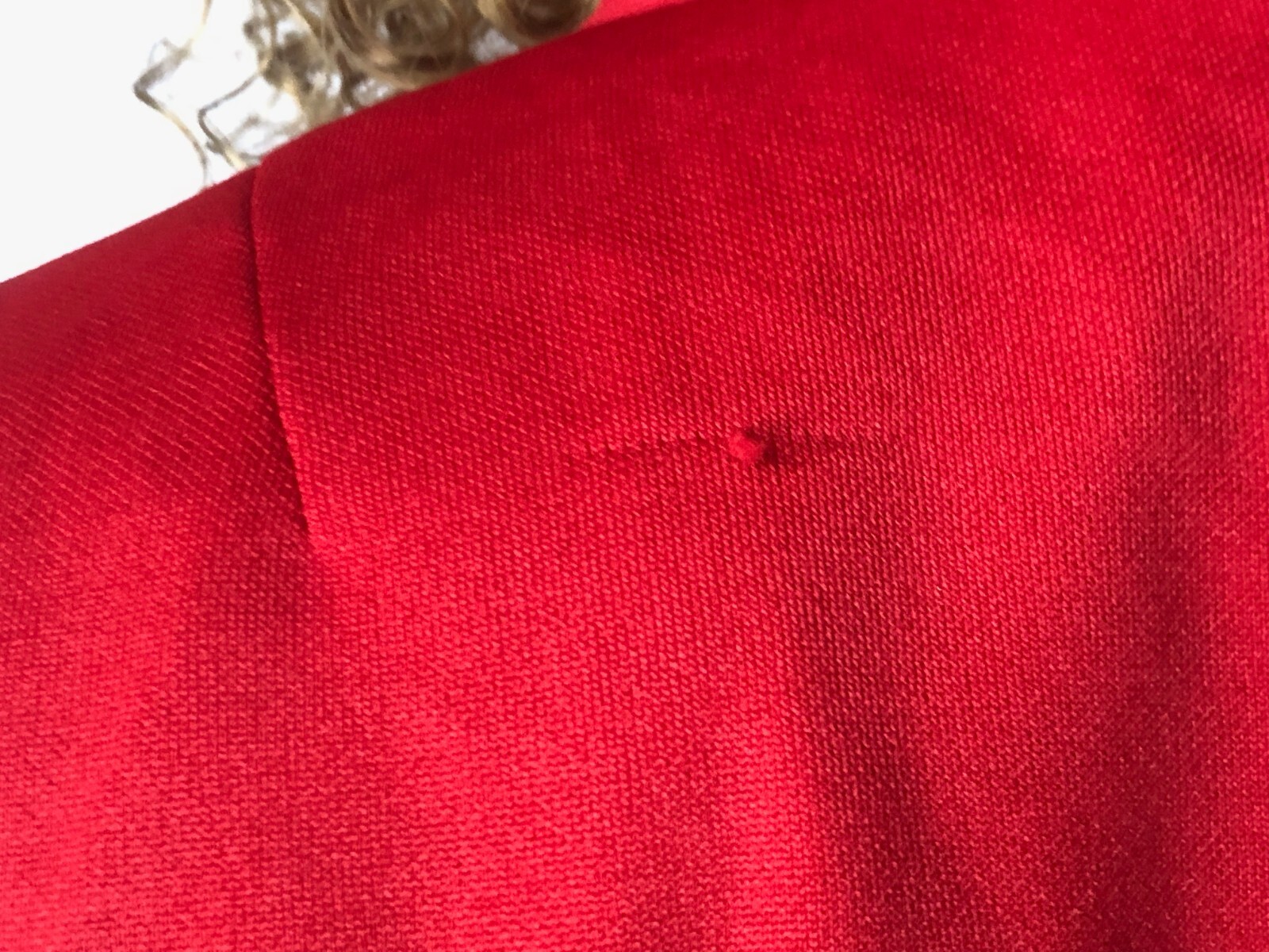 Vintage Zora Melbourne 1960s Red Terylene Dress Mod Go Go AU waist 30″
