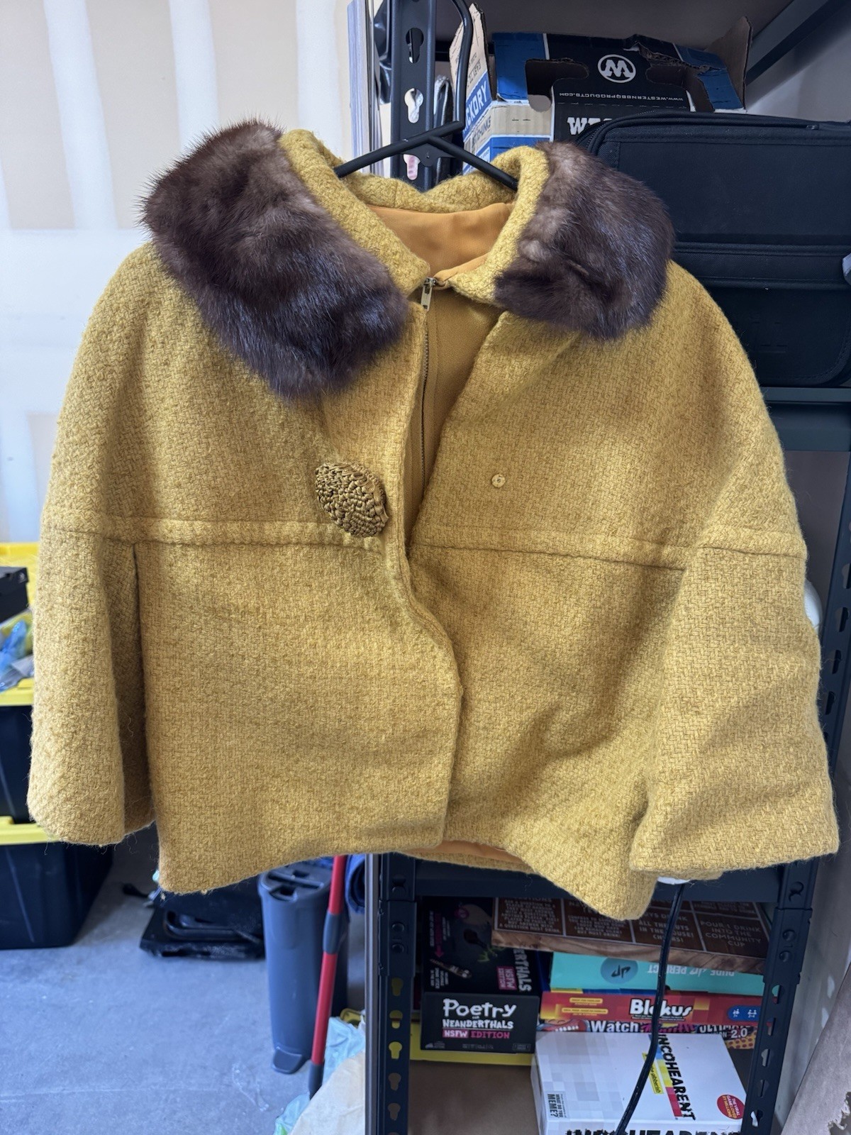 Vintage Lilli Ann Paris Mustard Yellow 1960s