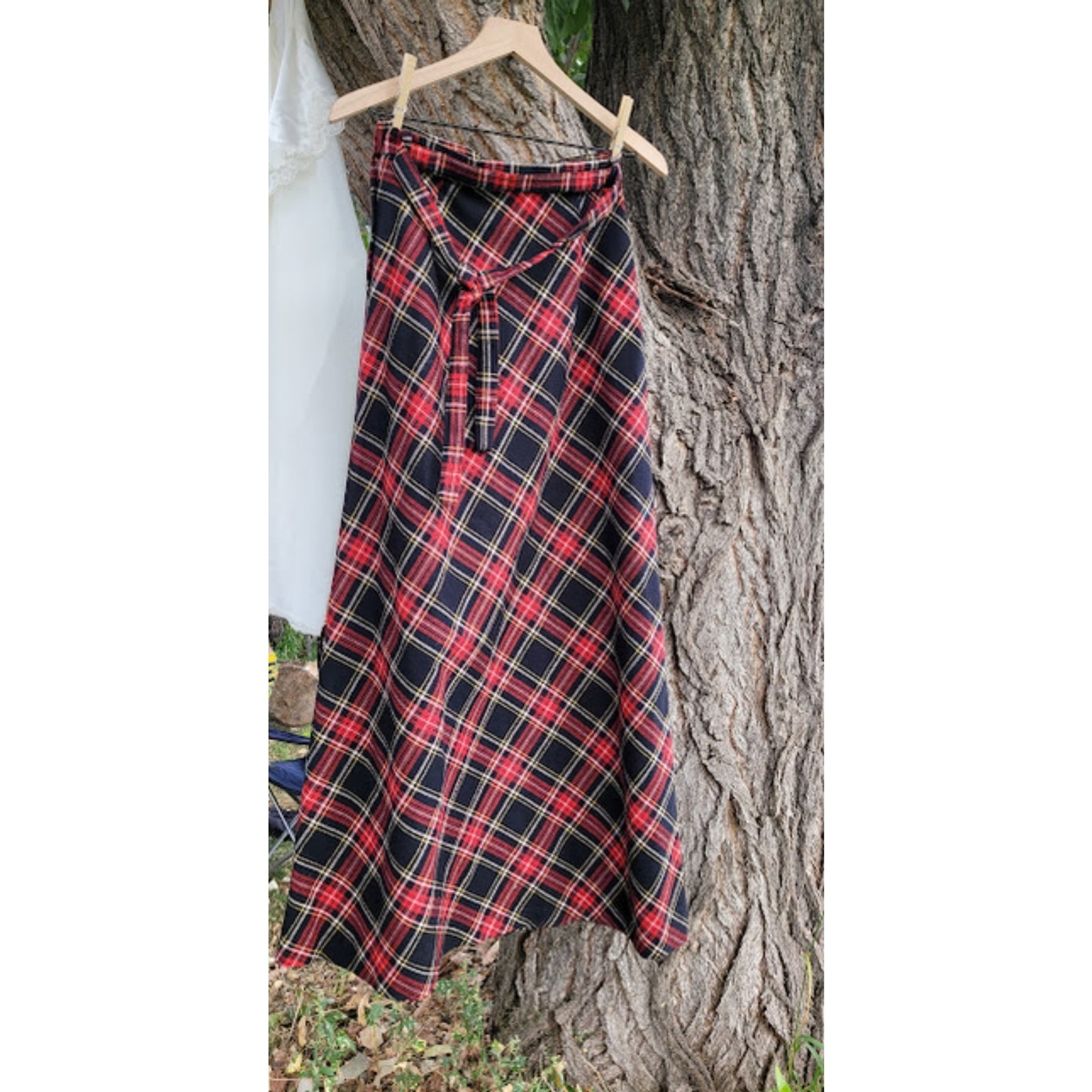 Vintage Barclay Square Tartan Plaid Kilt Skirt