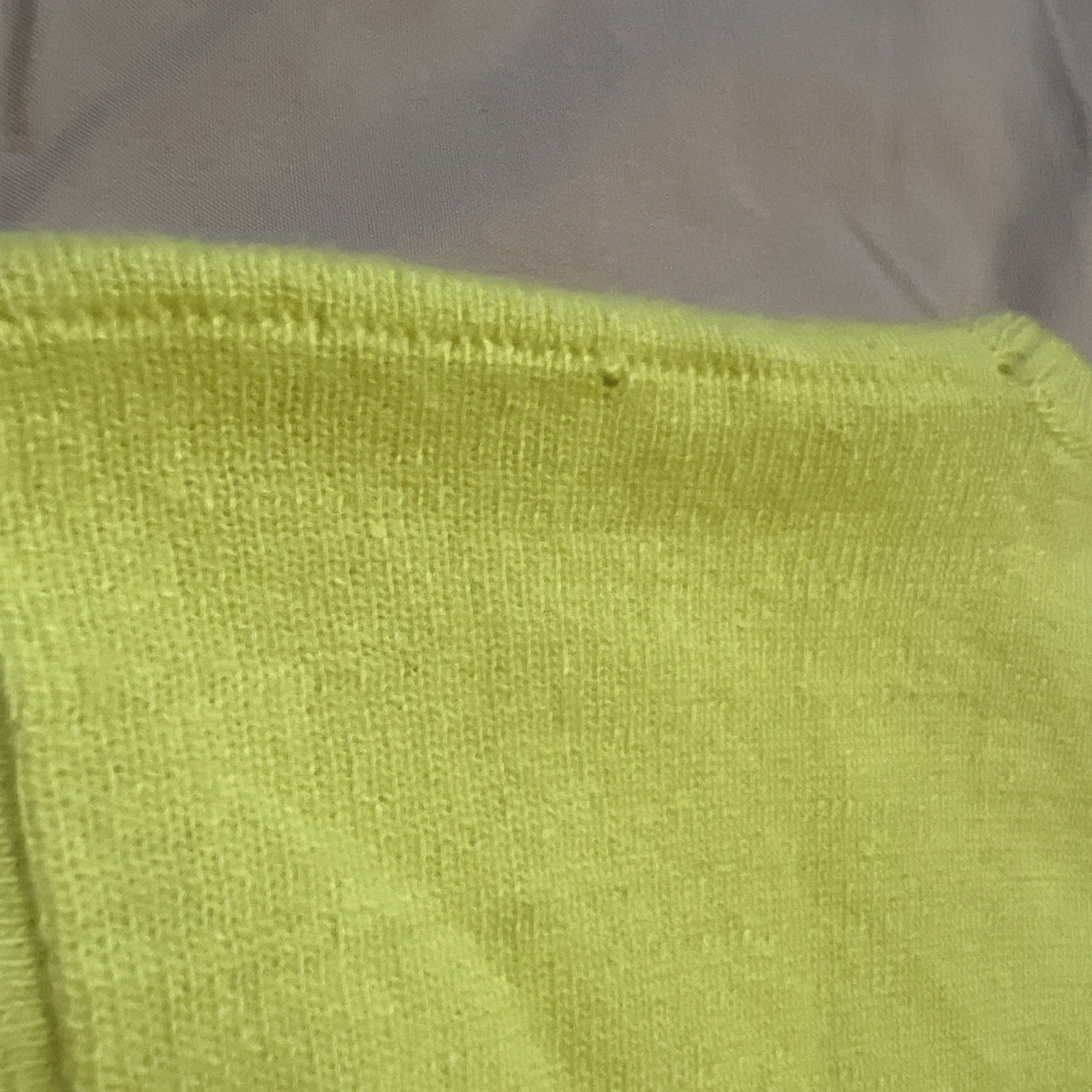 Vintage Pringle Of Scotland Bright Yellow Cashmere Sweater Woman’s Small