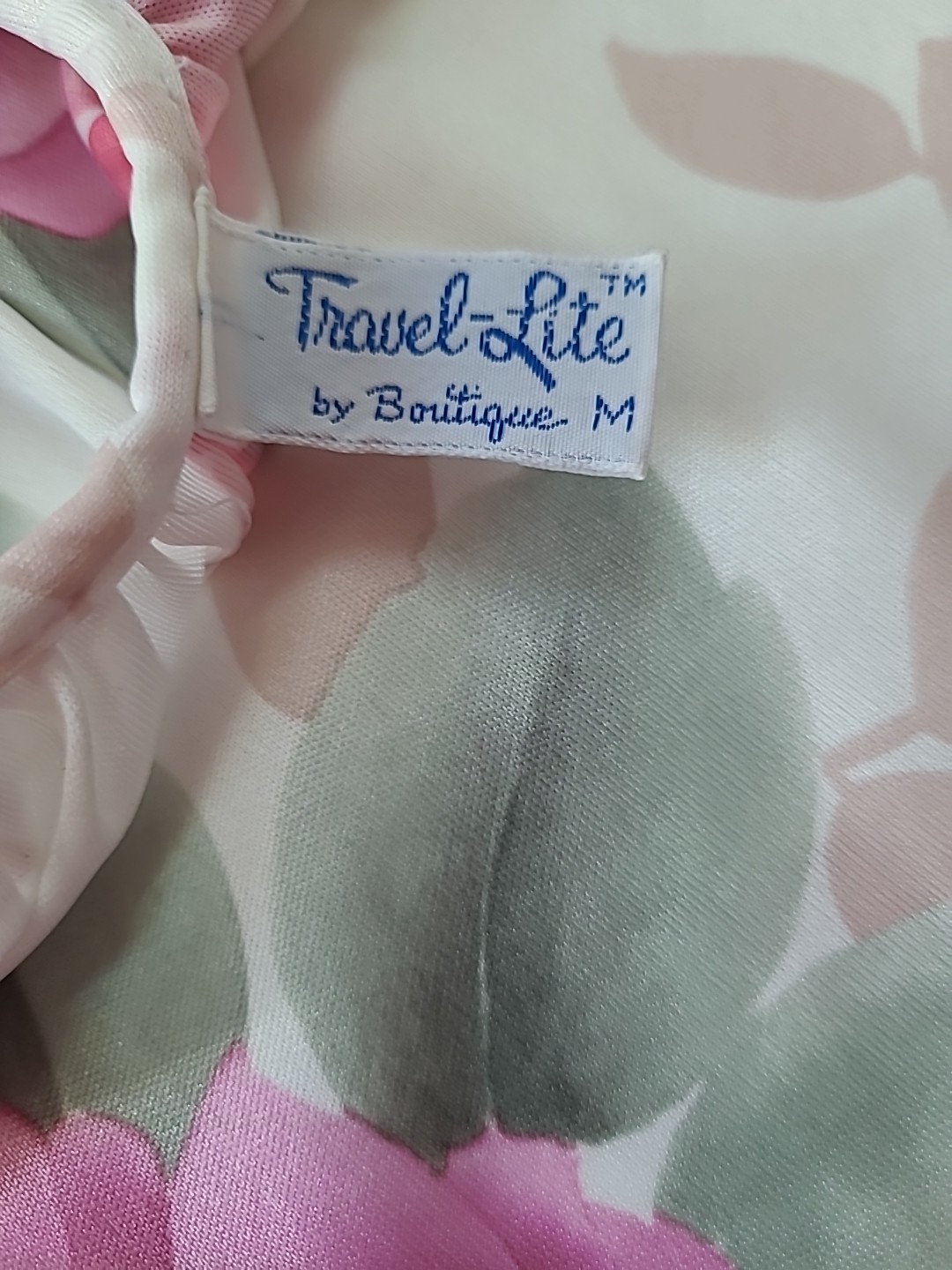 Vintage 60’s Travel-Lite By Boutique Gown M Colorful Fun USA Roses