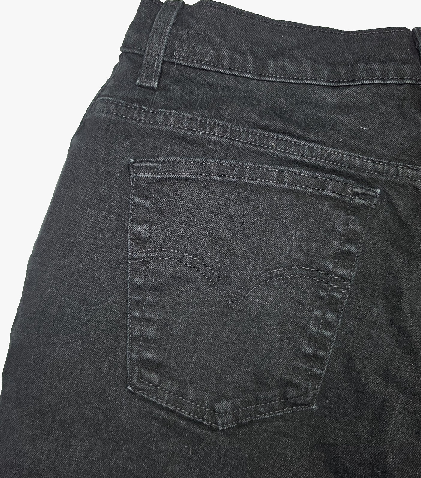 VTG Levi’s 550 Jeans Women’s 14 30×28 Black Relaxed Fit Tapered Leg Brazil 90s