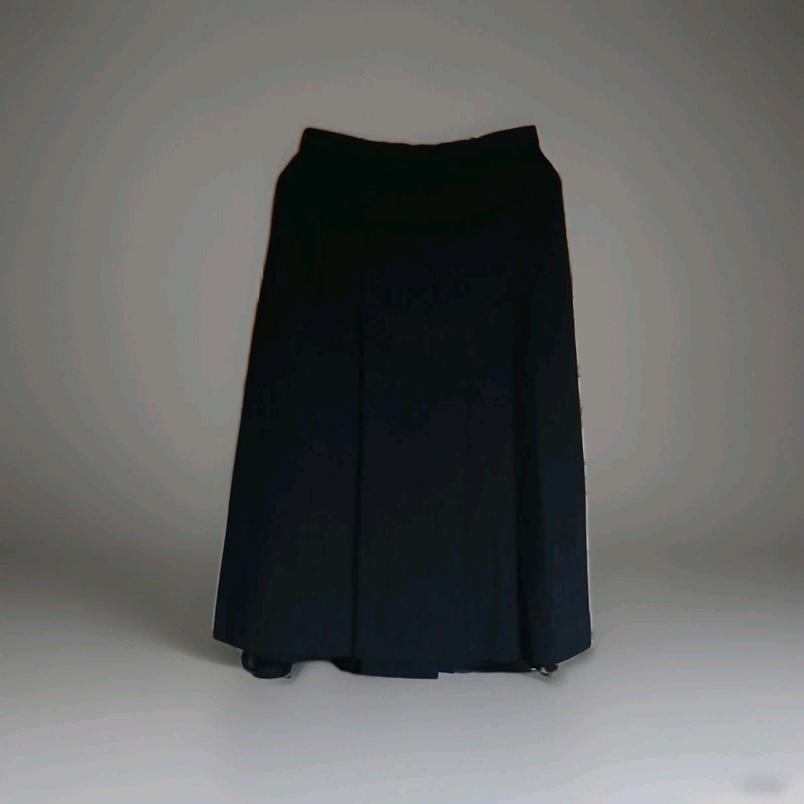 1960s Vintage Act 3 Black Worker’s Union Skirt Sz 10 ~ NOS Unused