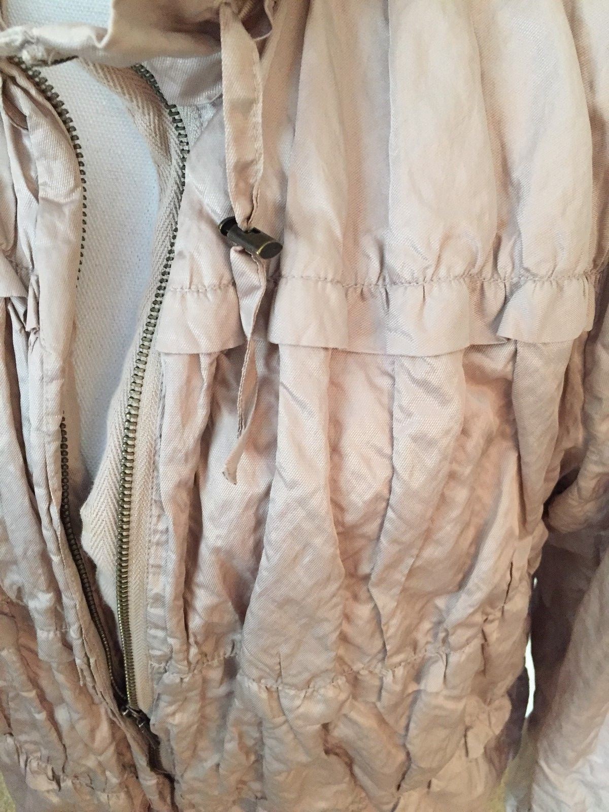 Erin Women’s Jacket PXL Dry Clean Polyester Zipper and Draw String Collar