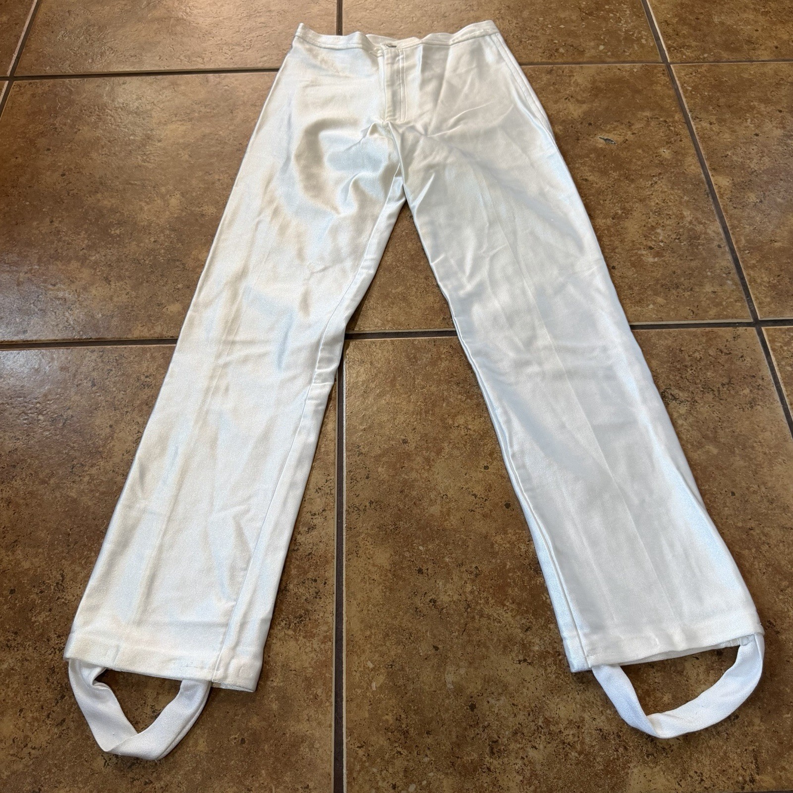 Vintage Frederick’s Of Hollywood White Spandex Disco Pants Unique Rare 70s