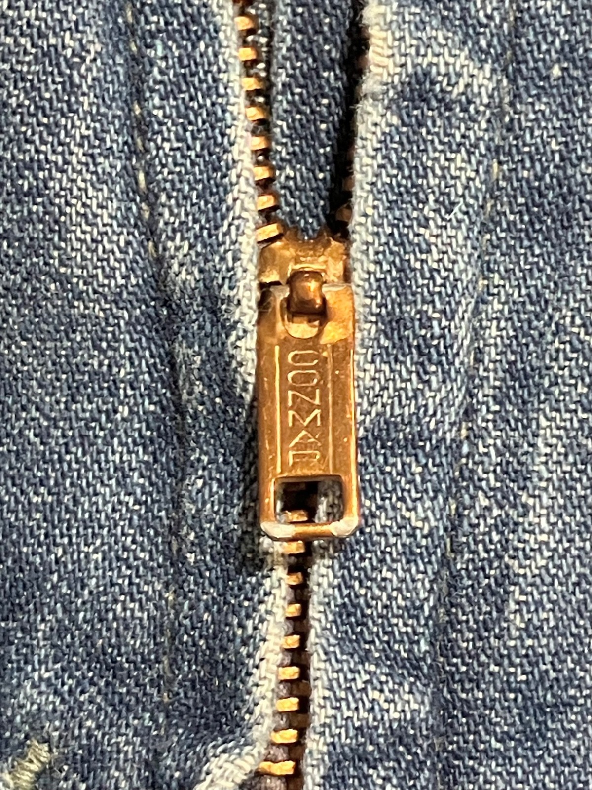 Vintage 1950s Ranch Maid Western Wear Denver Side Zip Denim Jeans