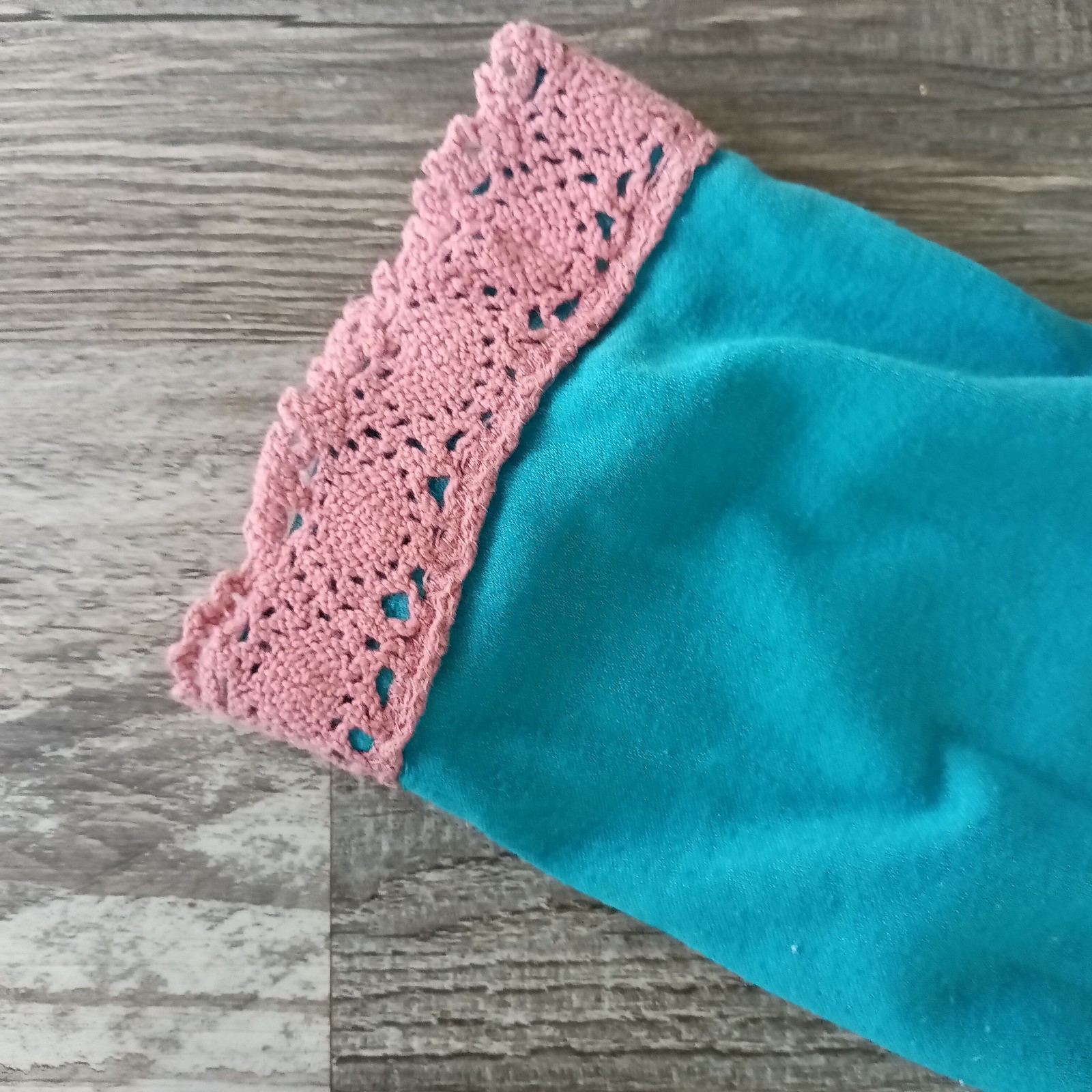 HollyHobby Granny Cottage Core Prairie Turquoise Coquette Floral Lace VTG Fairy