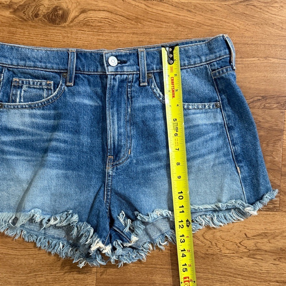 Veronica Beard Women Sz 29/8 Beacon Ranch Timmi Distressed Frayed Jean Shorts