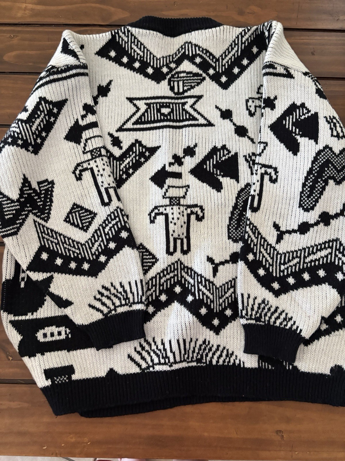 Organically Grown Vintage Bulky Sweater Size L