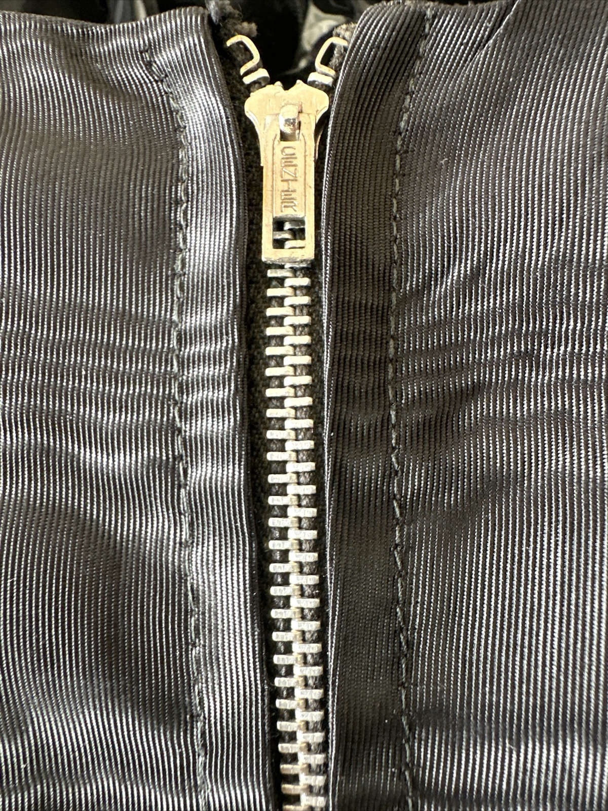 Black Silk Moire Sweetheart Neck 40s Dress From Estate Sale Of Matthew Weiner XS