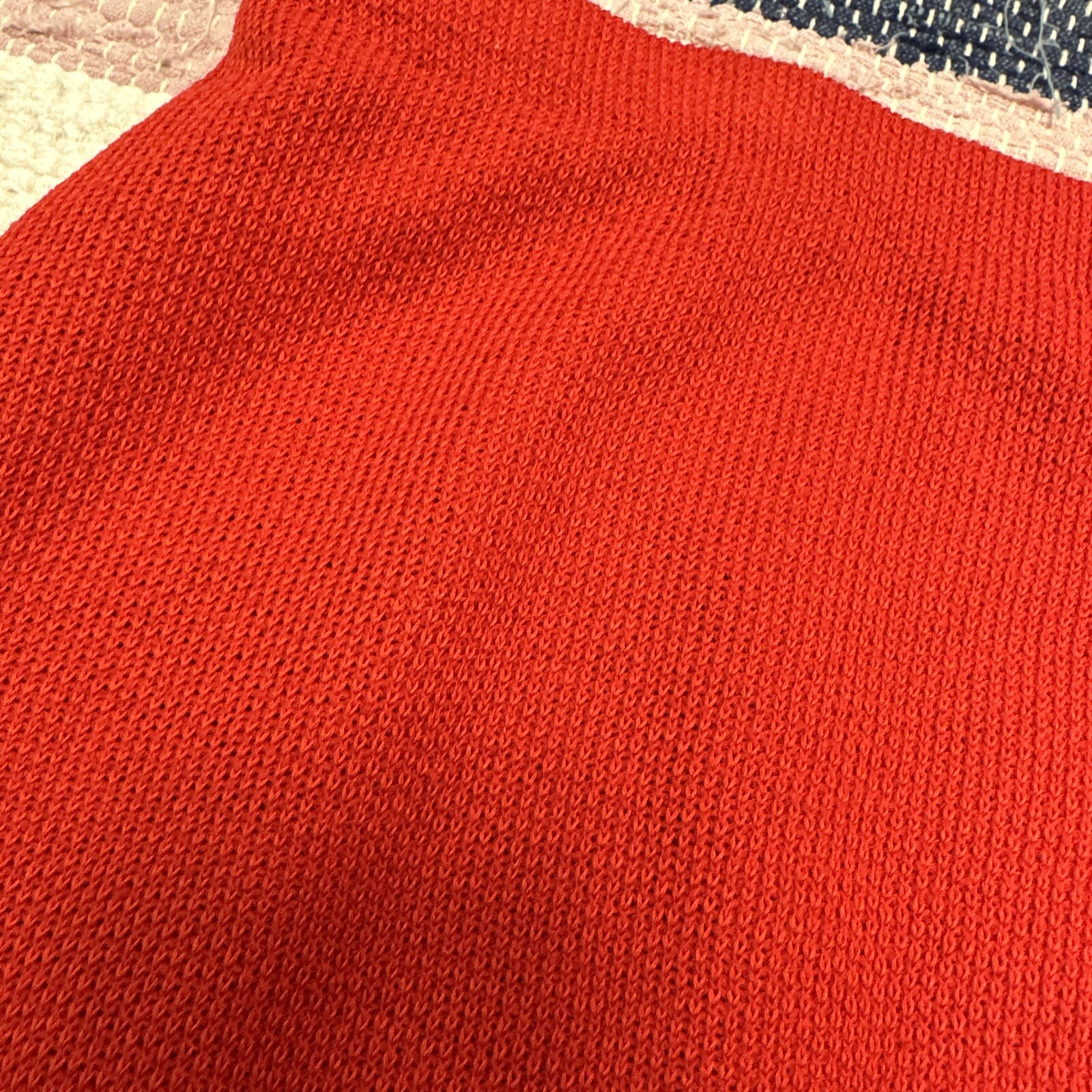 NEW NOS Vintage Plain James Kenrob Red Skirt 34×29” Deadstock