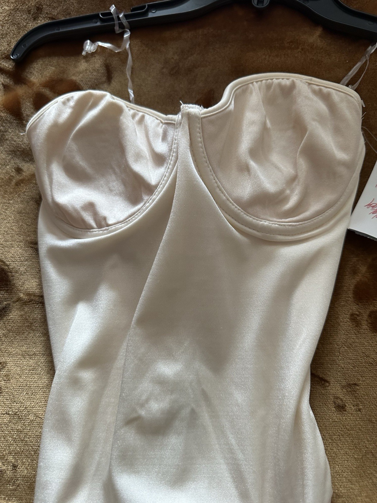 Bodyslimmers Nancy Ganz Vintage 34B Corset Shaper Beige Color