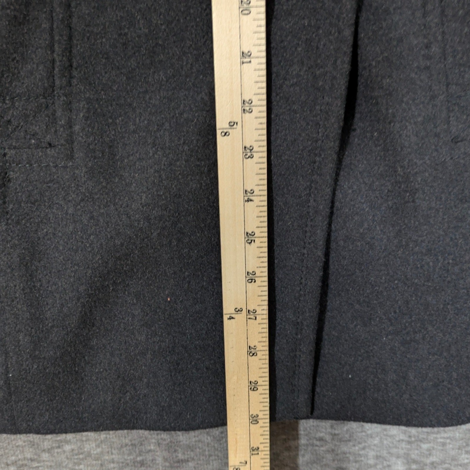 Vintage Forecaster of Boston Womens Dark Gray Double Breasted Pea Coat Size 8