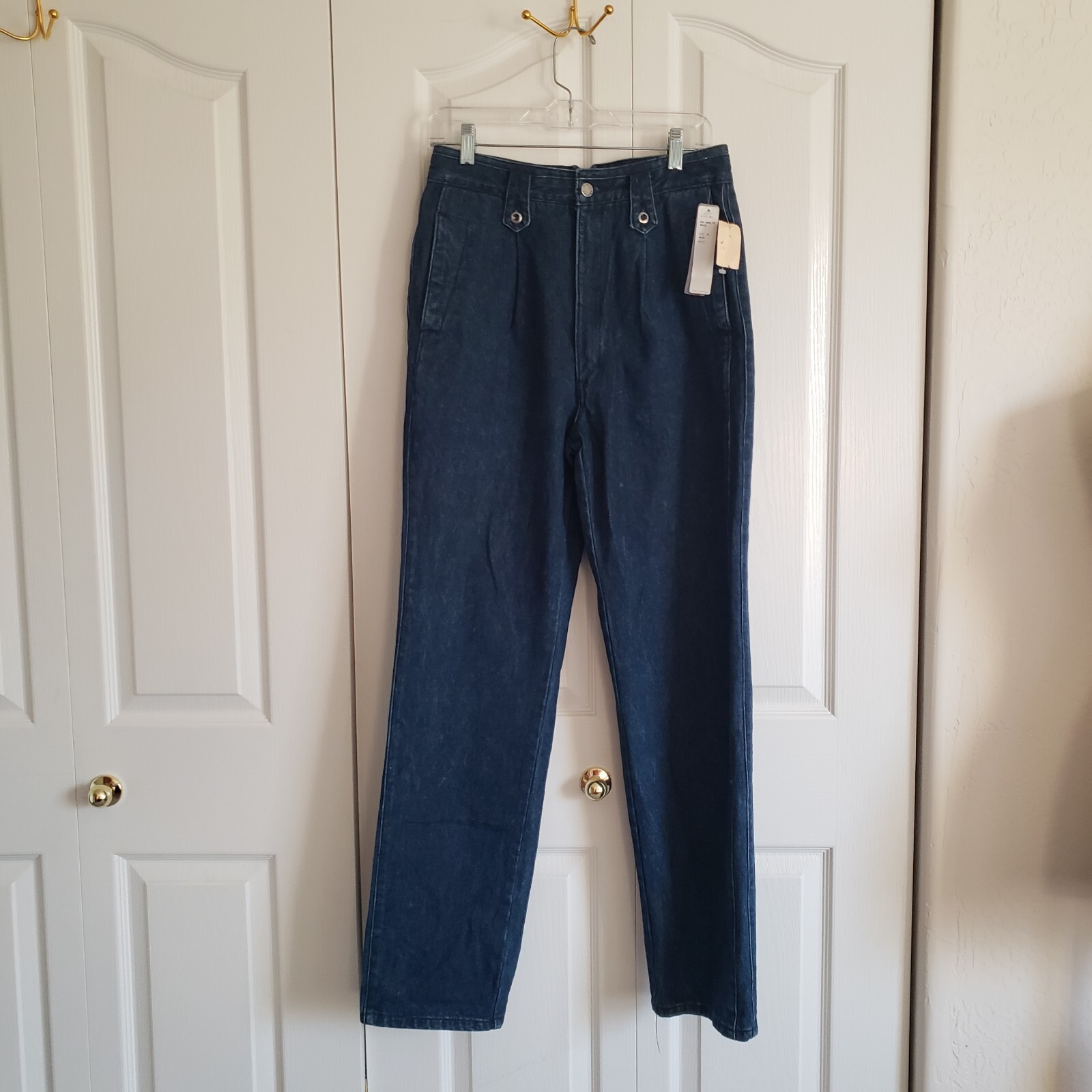 Vintage NOS With Tags 80s Seattle Blues Stonewash High Waist Jeans 30 Misses 14