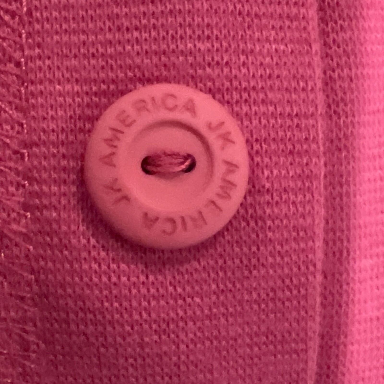 vintage AK America womens L joggers button on sides pink high waisted Retro