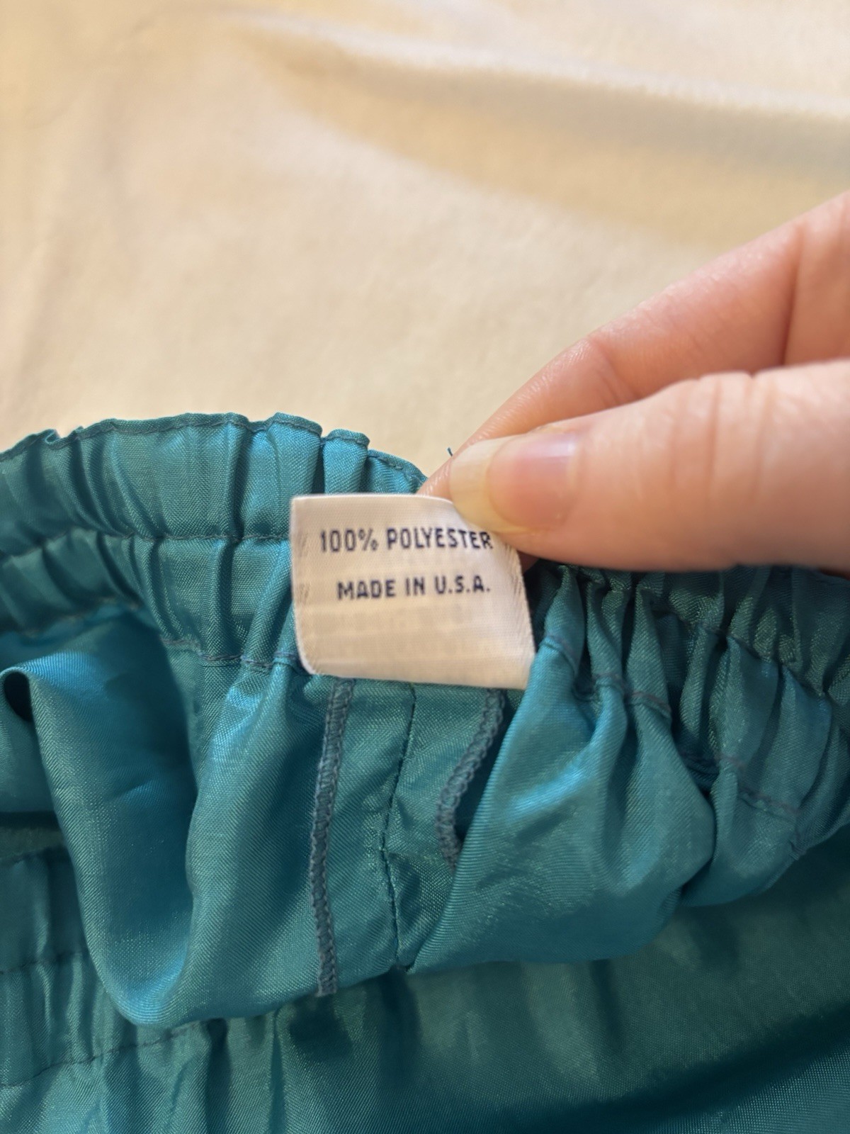 VTG Women’s Pant set Teal. Patchington Pants And Top. Sz 10. Clearwater FL. USA