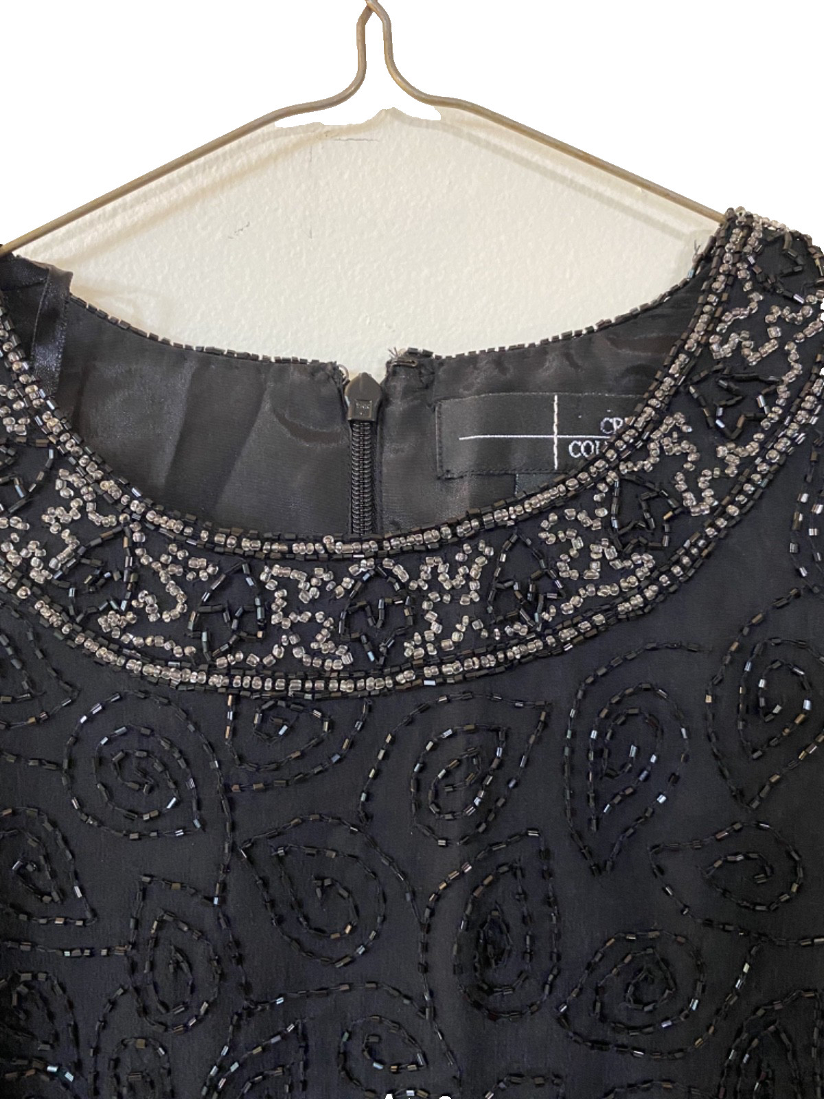 1980s does 1940s, Vintage Style Jeweled Women’s EveningWear, Size Sm/M
