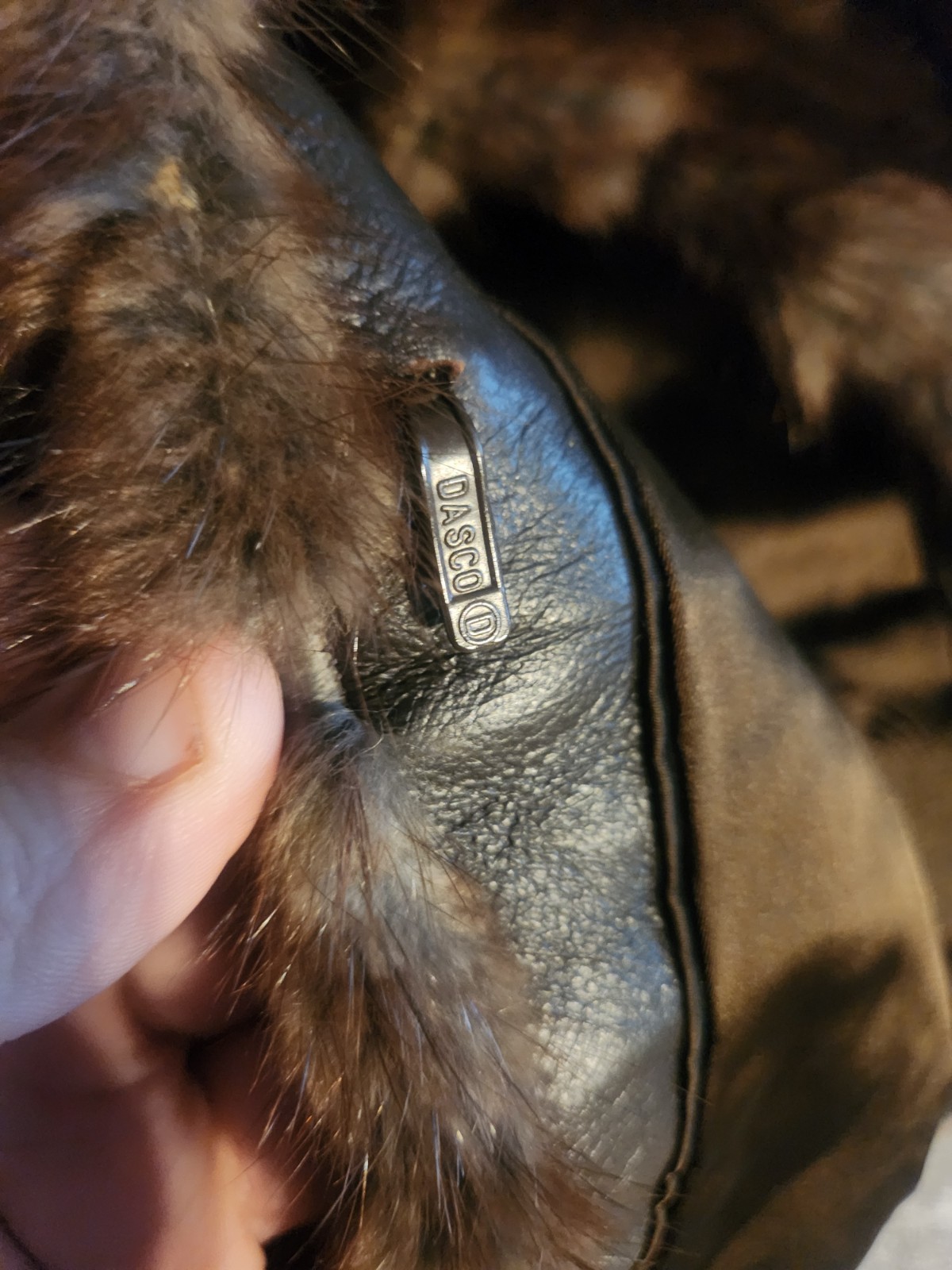DASCO LUXURY DARK BROWN MINK FUR COAT, GENTLY WORN – Aprox size M/L