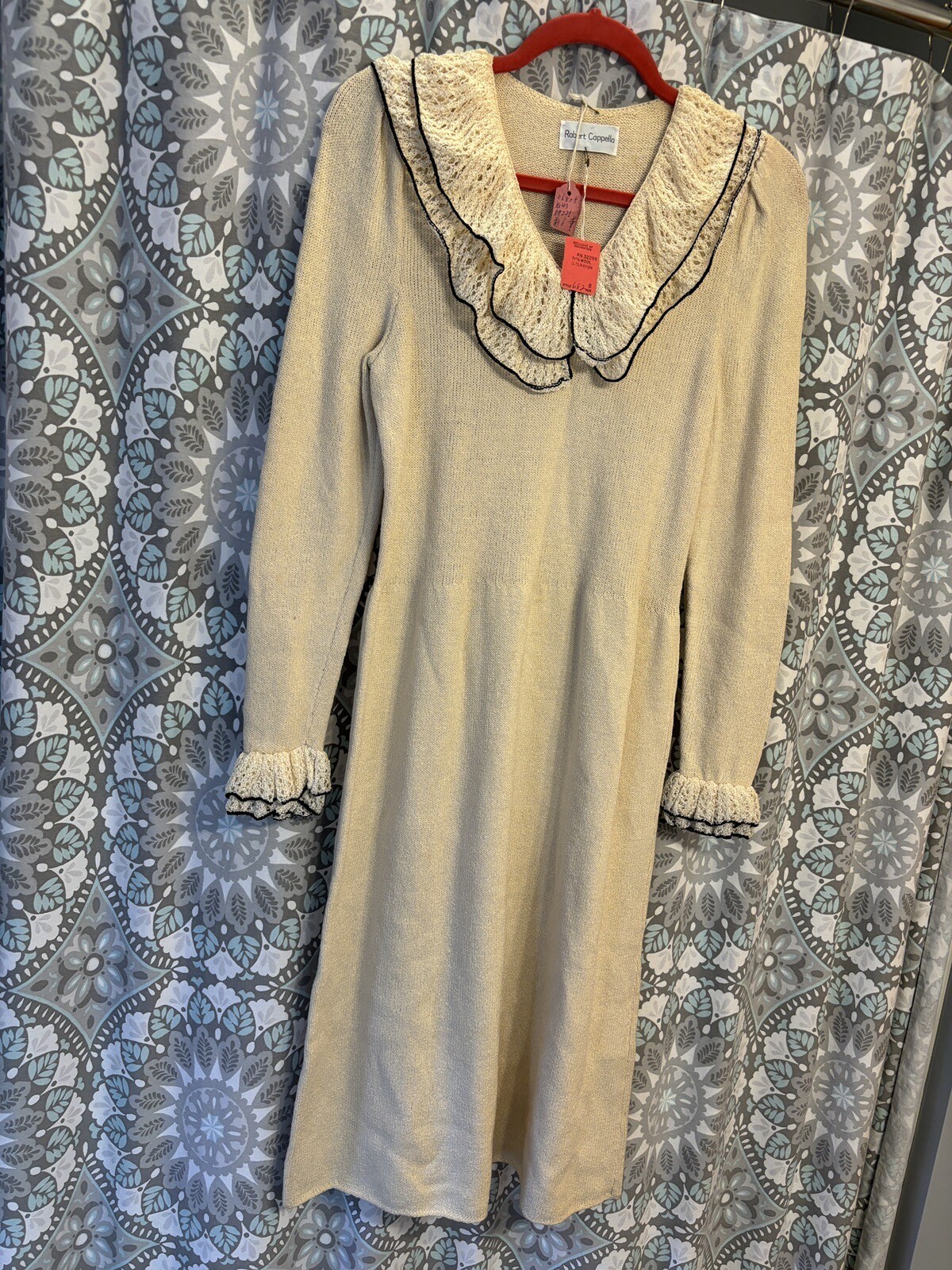 Vintage NWT Robert Cappello Santana Sweater Dress Size 8 Wool / Rayon