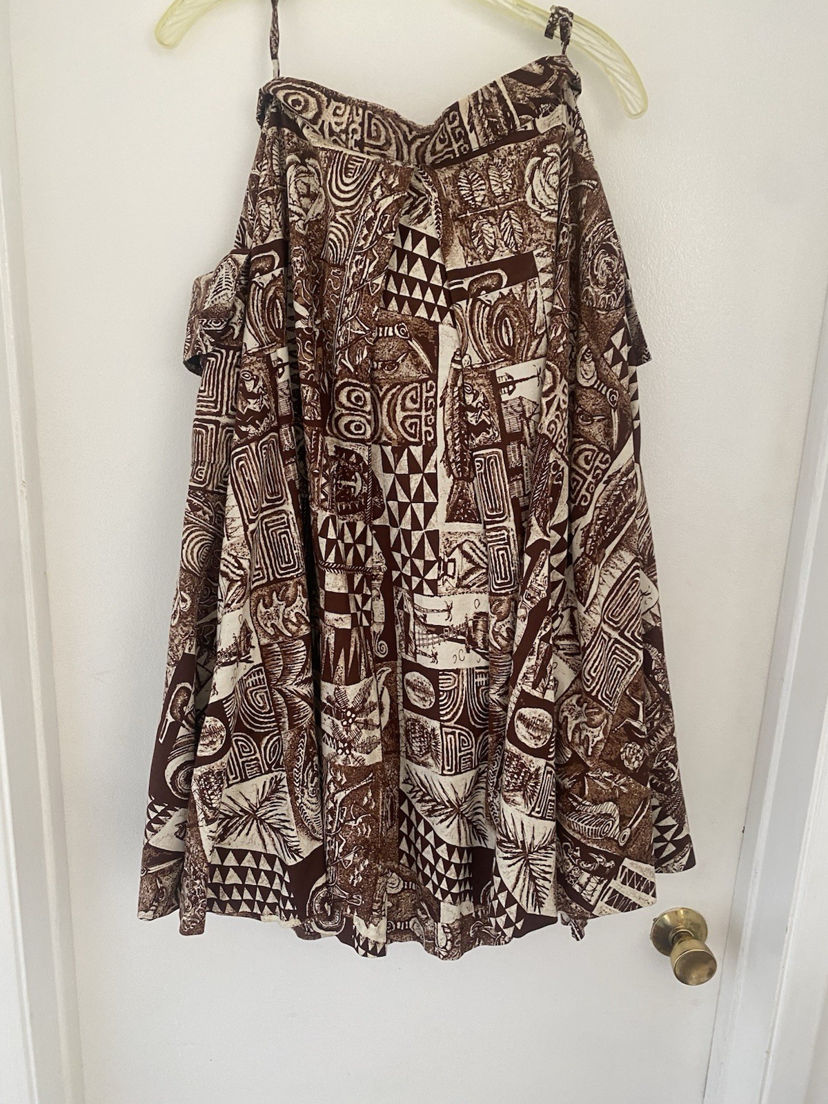 Vtg 50s 60s The Kahala Hawaiian Skirt With Pockets Made In Honolulu Hawaii