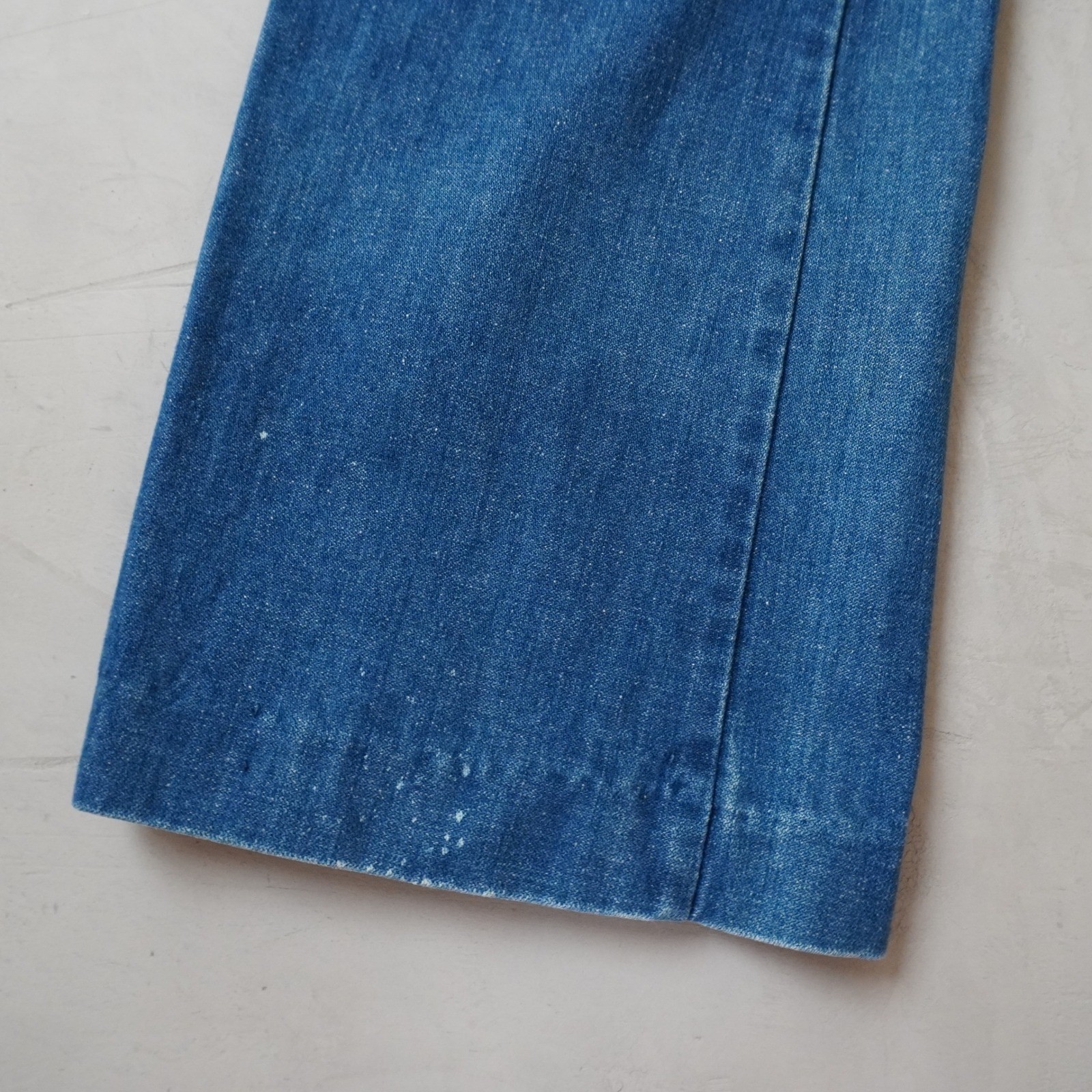 Vintage Maverick High Rise Flare Jeans Blue Western Yoke Made in USA 13/14 30×31